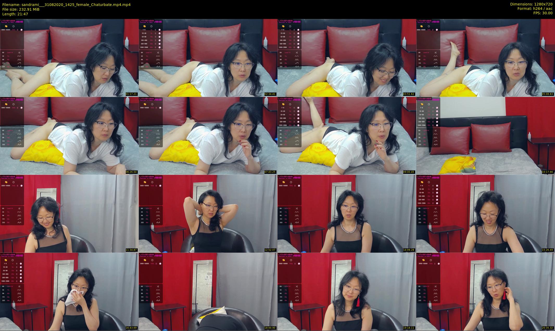 sandrami__ — 22 minute Chaturbate female cam show recording, 720p, Aug 31, 2020