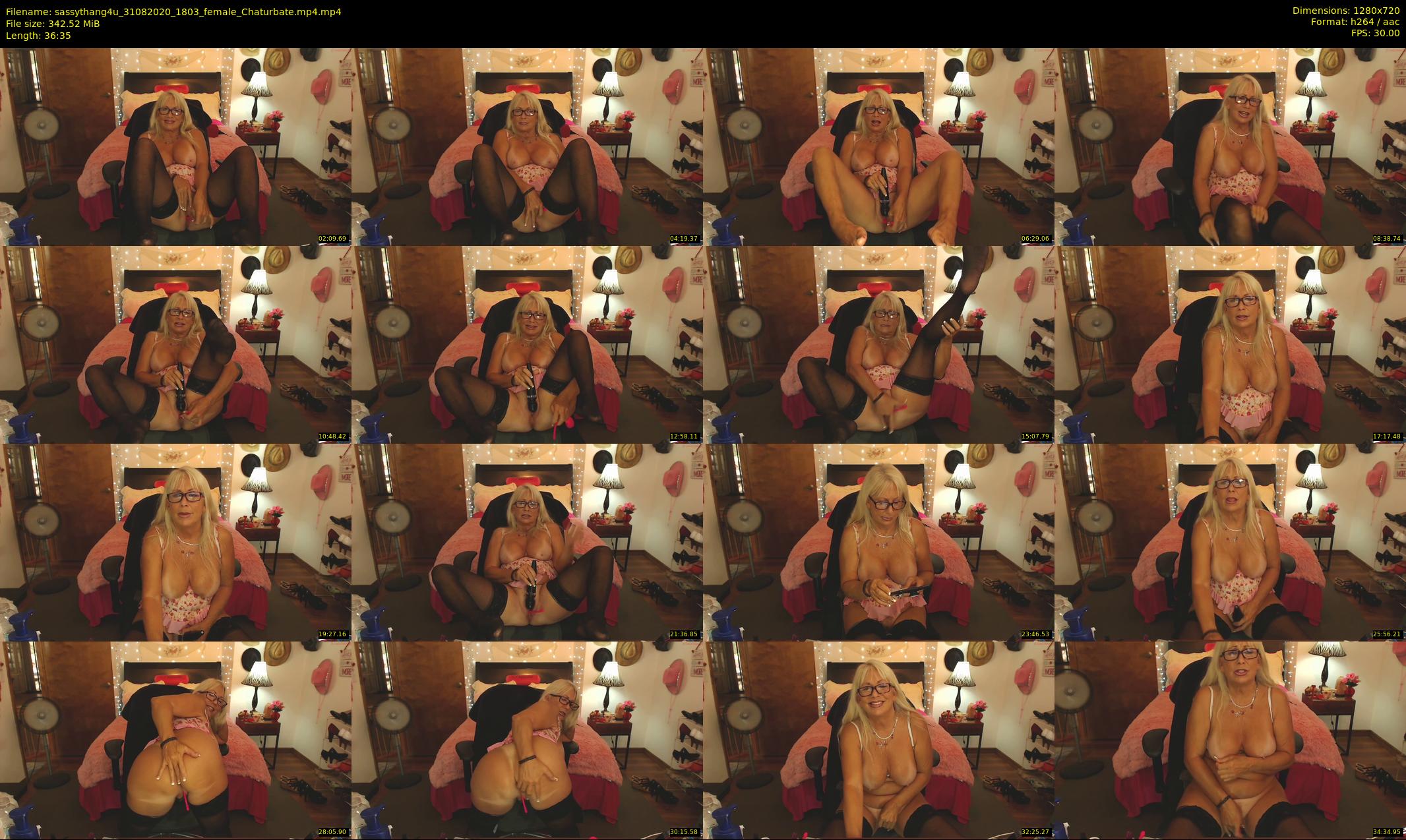 sassythang4u — 37 minute Chaturbate female cam show recording, 720p, Aug 31, 2020
