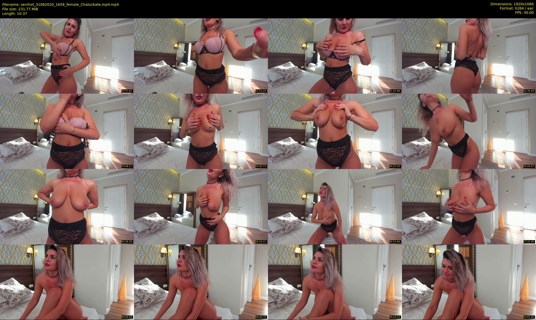 senihot — 11 minute Chaturbate female cam show recording, 1080p, Aug 31, 2020