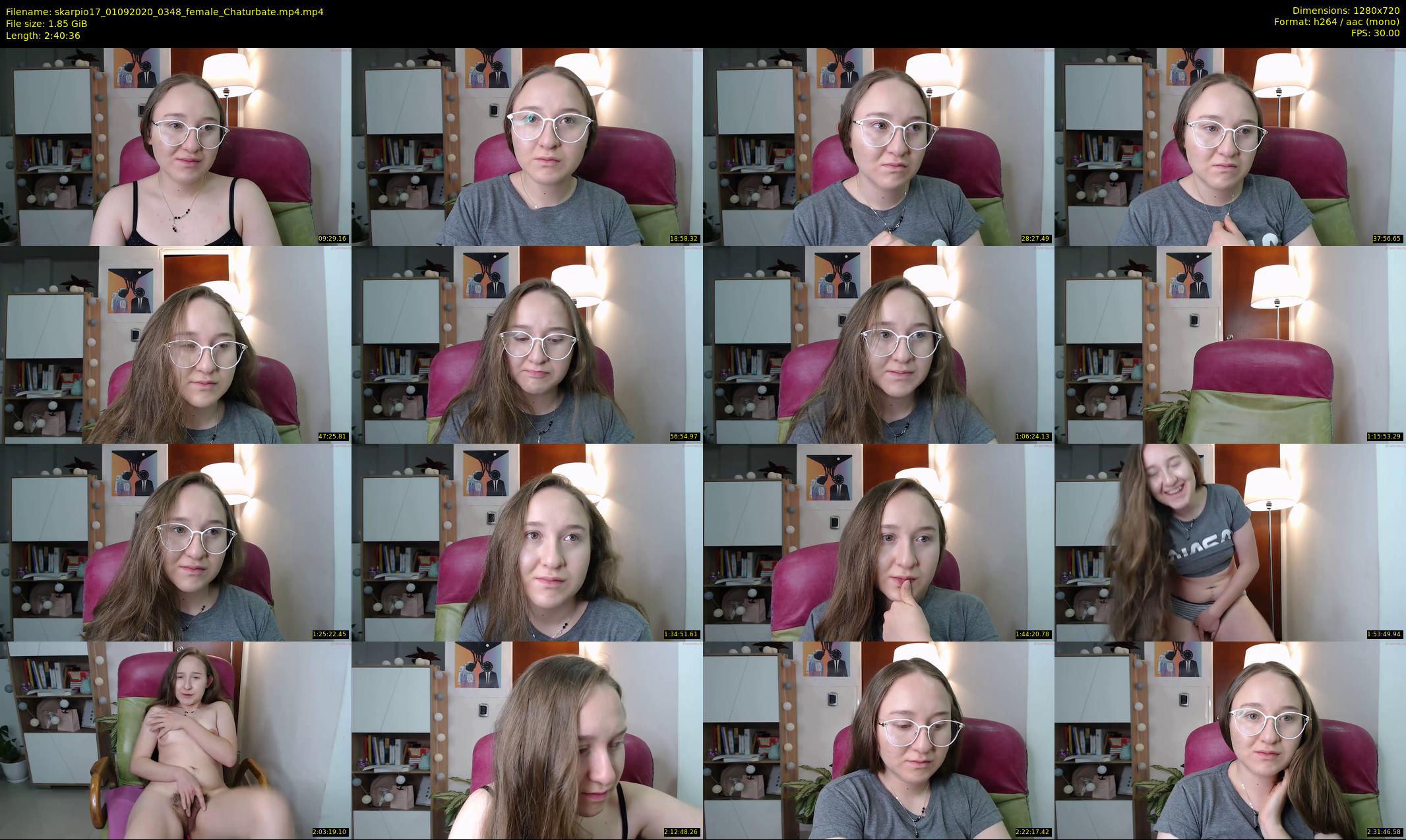 skarpio17 — 161 minute Chaturbate female cam show recording, 720p, Sep 1, 2020