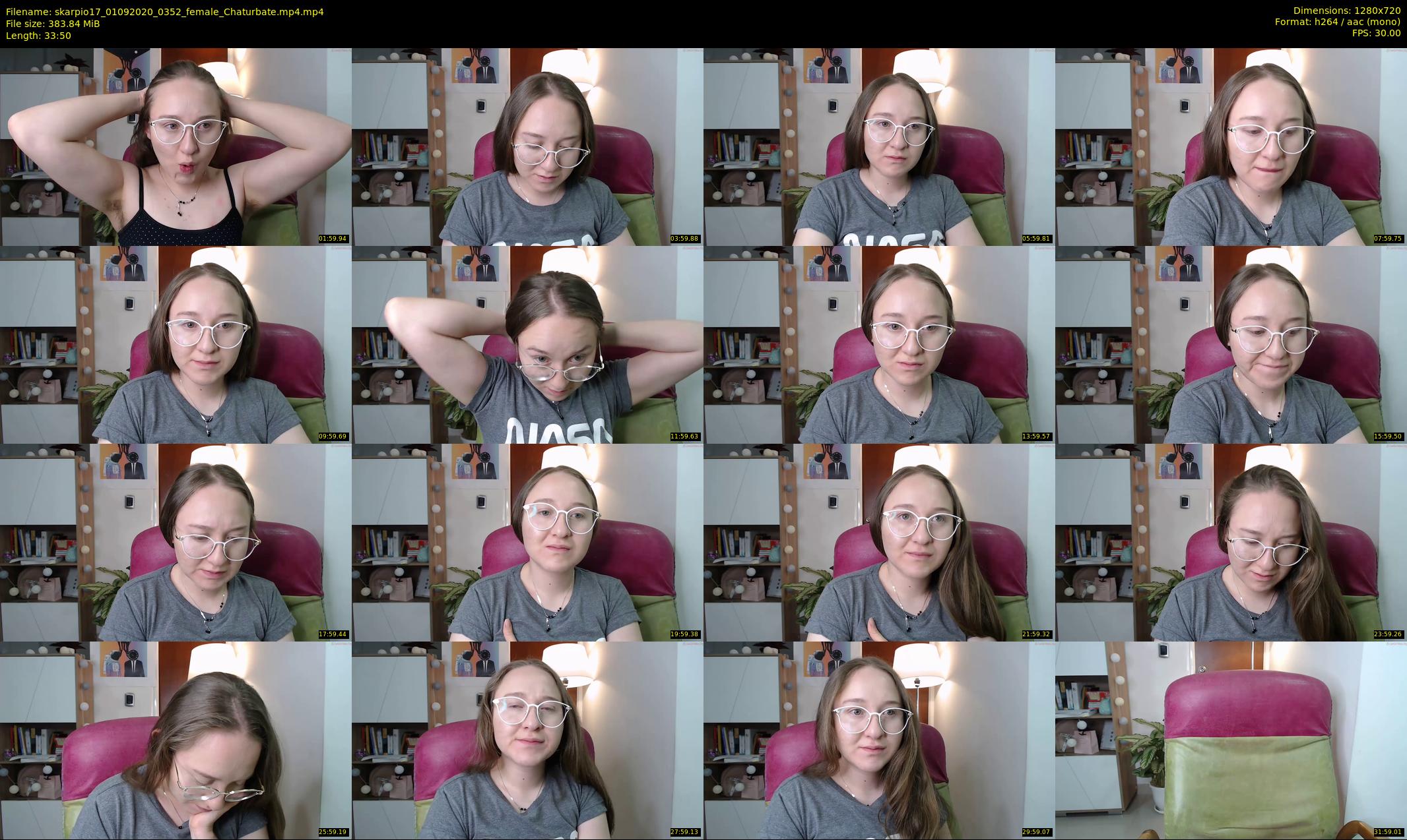 skarpio17 — 34 minute Chaturbate female cam show recording, 720p, Sep 1, 2020