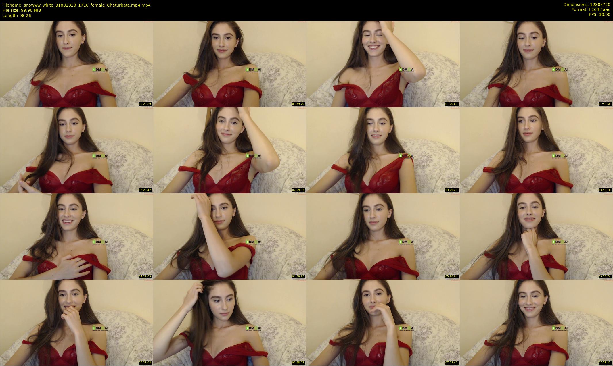 snowww_white — 9 minute Chaturbate female cam show recording, 720p, Aug 31, 2020