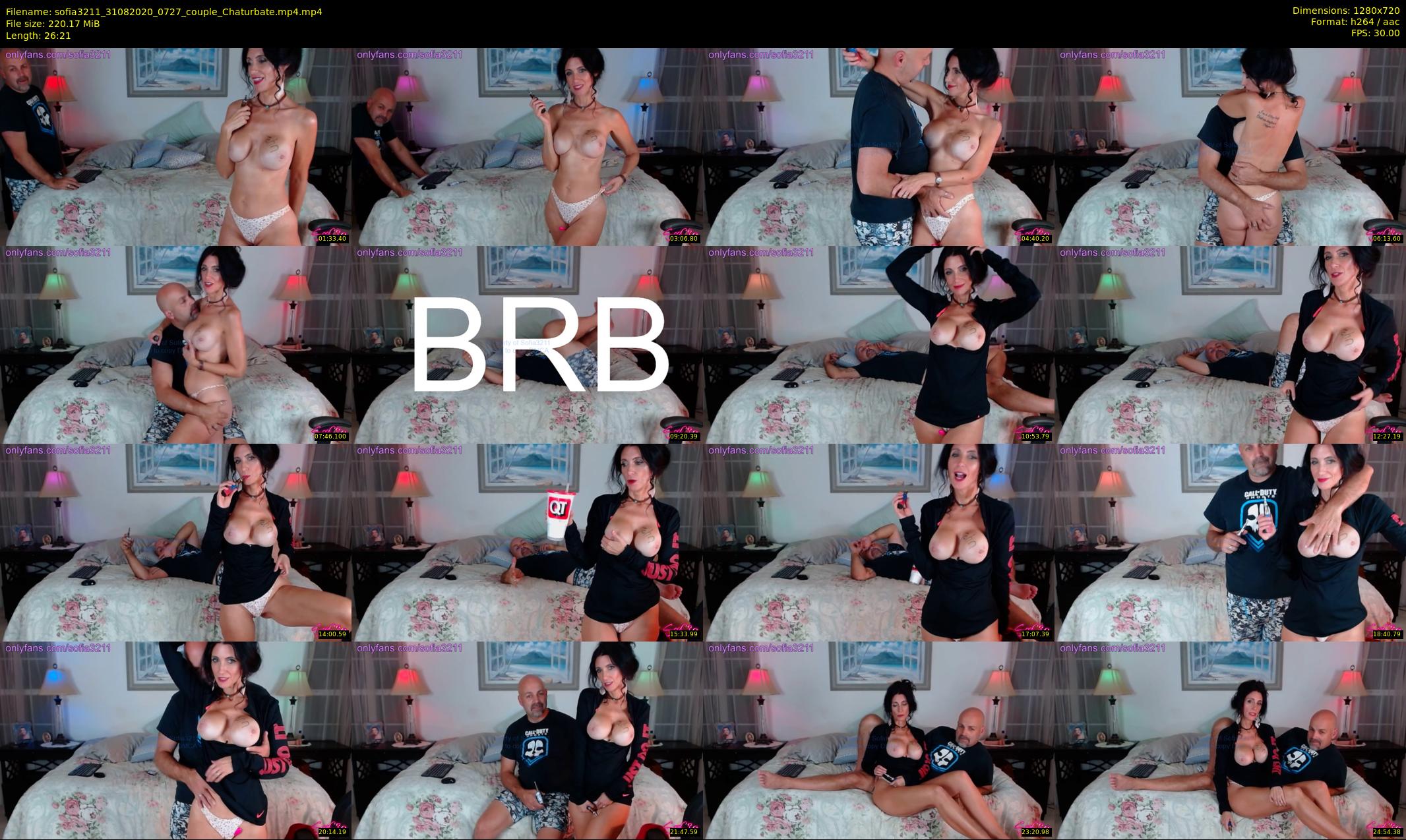 sofia3211 — 27 minute Chaturbate couple cam show recording, 720p, Aug 31, 2020