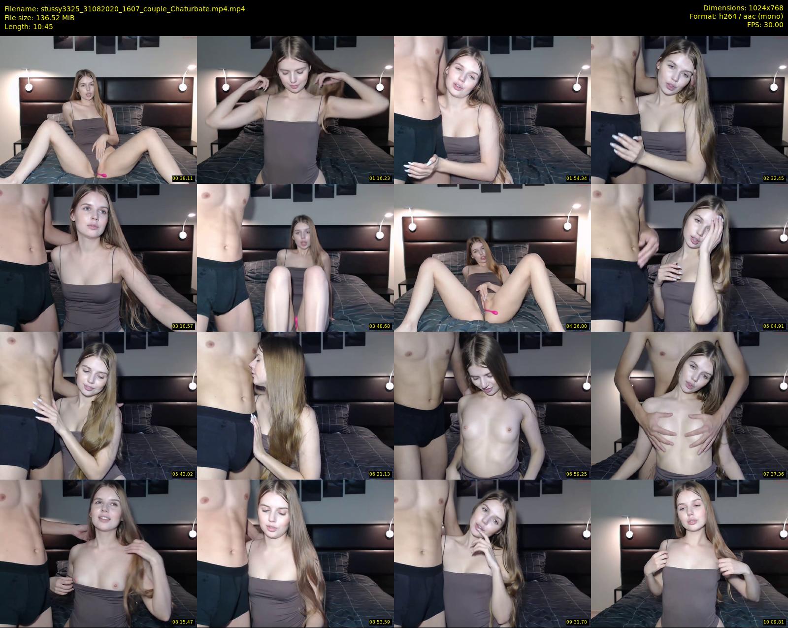 stussy3325 — 11 minute Chaturbate couple cam show recording, 720p, Aug 31, 2020