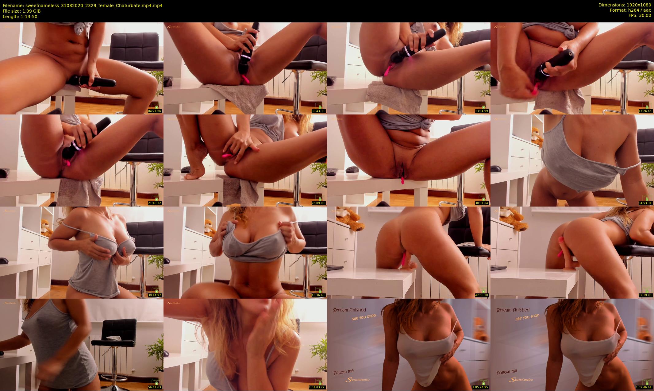 sweetnameless — 74 minute Chaturbate couple cam show recording, 1080p, Aug 31, 2020