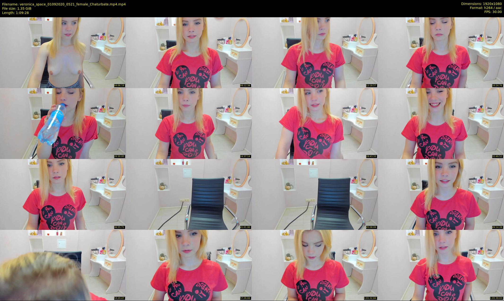 veronica_space — 70 minute Chaturbate female cam show recording, 1080p, Sep 1, 2020