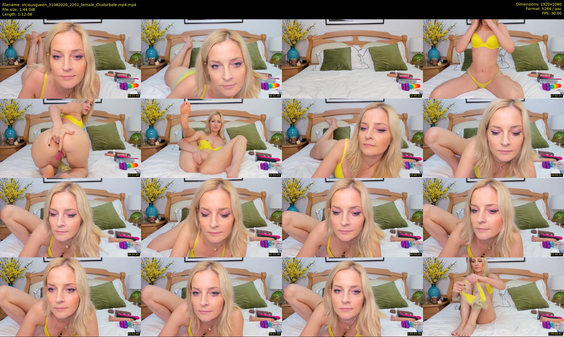 viciousqueen — 73 minute Chaturbate female cam show recording, 1080p, Aug 31, 2020