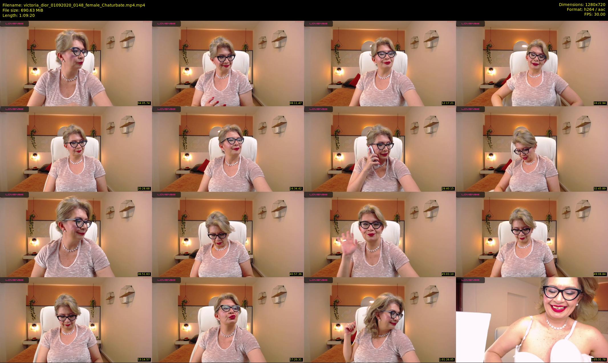 victoria_dior — 70 minute Chaturbate female cam show recording, 720p, Sep 1, 2020
