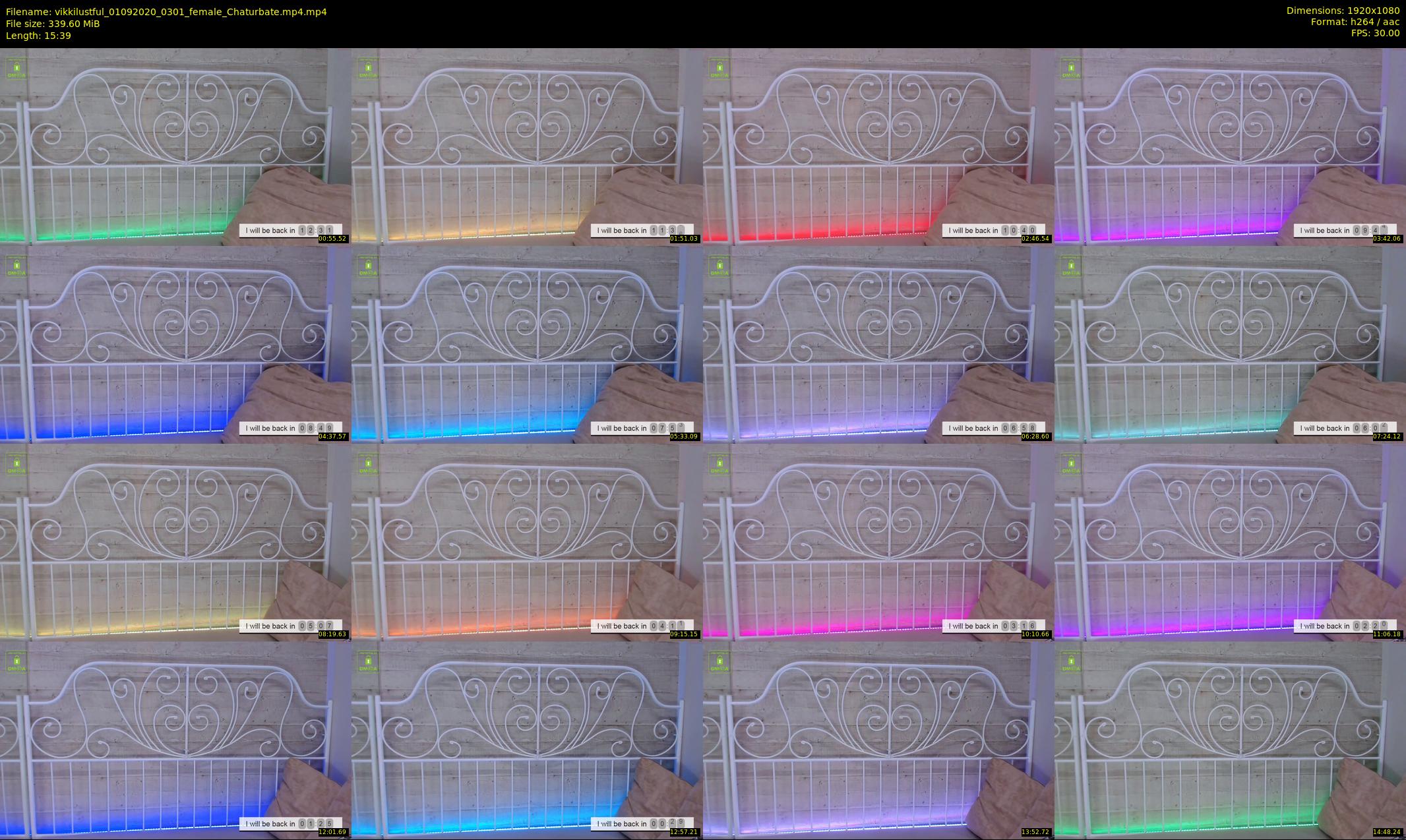 vikkilustful — 16 minute Chaturbate female cam show recording, 1080p, Sep 1, 2020