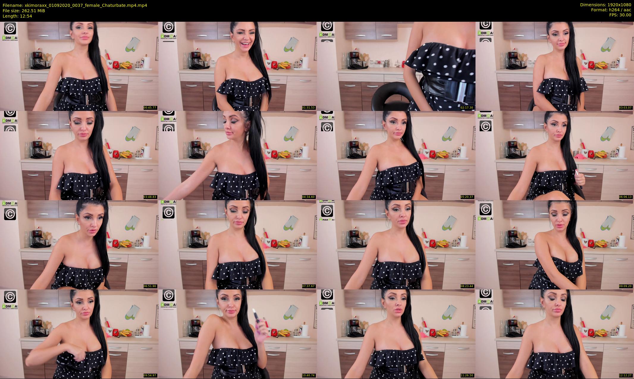 xkimoraxx — 13 minute Chaturbate female cam show recording, 1080p, Sep 1, 2020