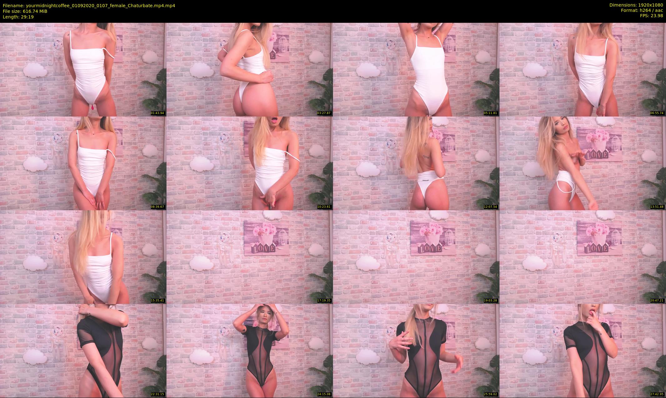 yourmidnightcoffee — 30 minute Chaturbate female cam show recording, 1080p, Sep 1, 2020