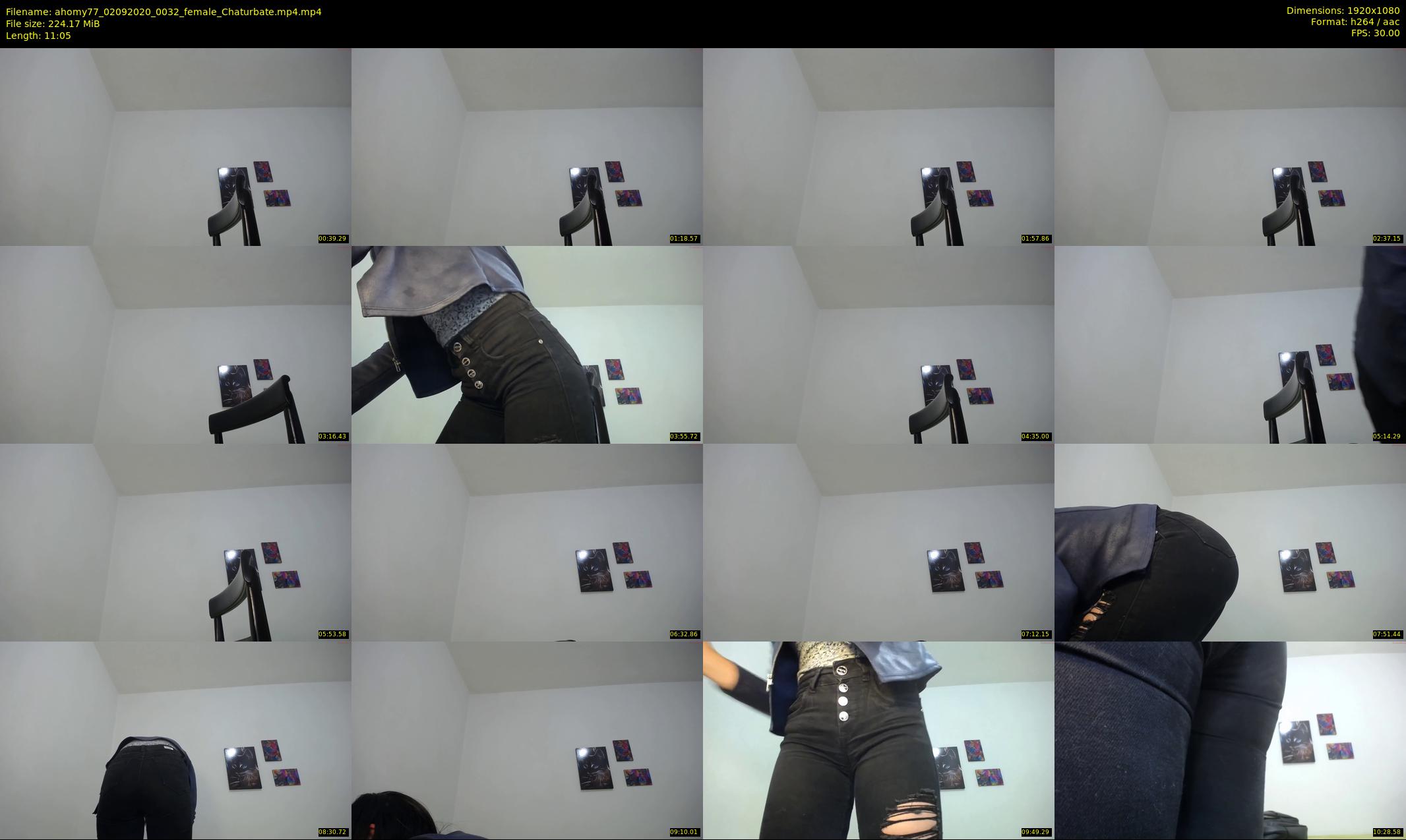 ahomy77 — 12 minute Chaturbate female cam show recording, 1080p, Sep 2, 2020