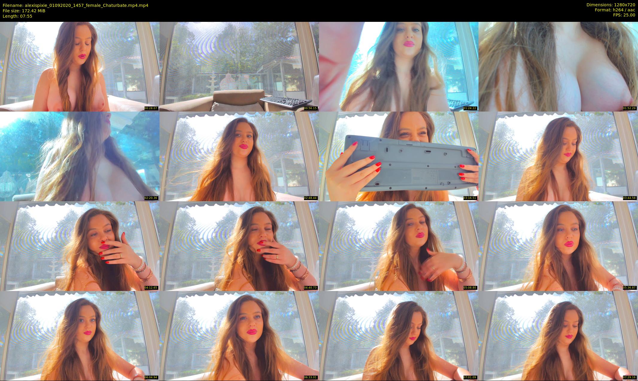 alexispixie — 8 minute Chaturbate female cam show recording, 720p, Sep 1, 2020