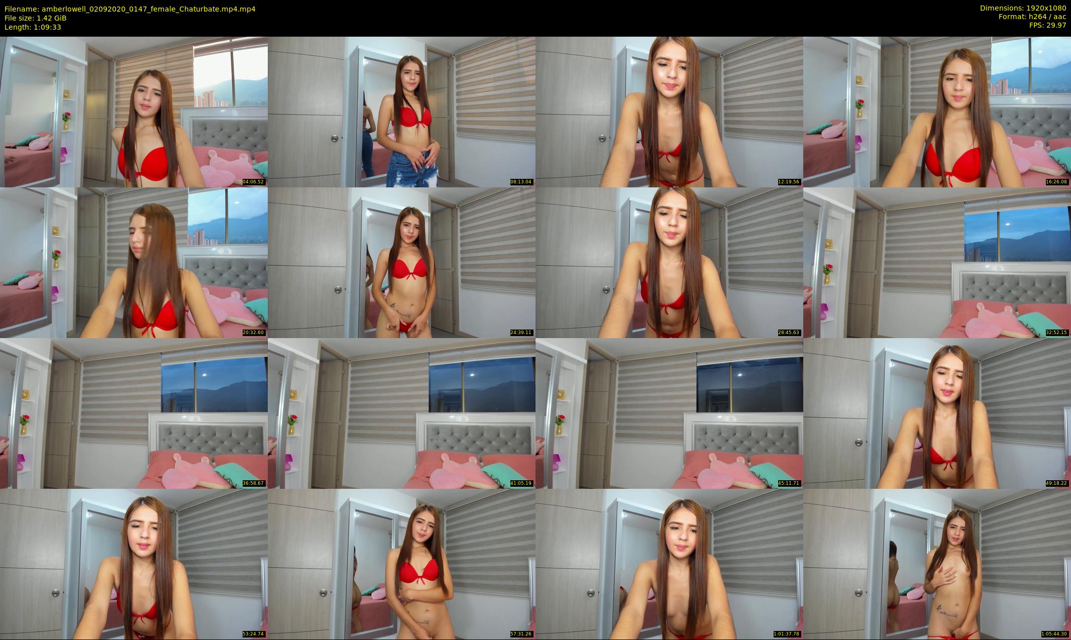 amberlowell — 70 minute Chaturbate female cam show recording, 1080p, Sep 2, 2020