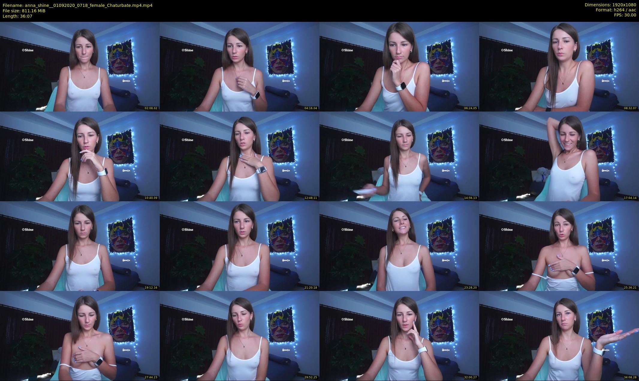 anna_shine_ — 37 minute Chaturbate female cam show recording, 1080p, Sep 1, 2020