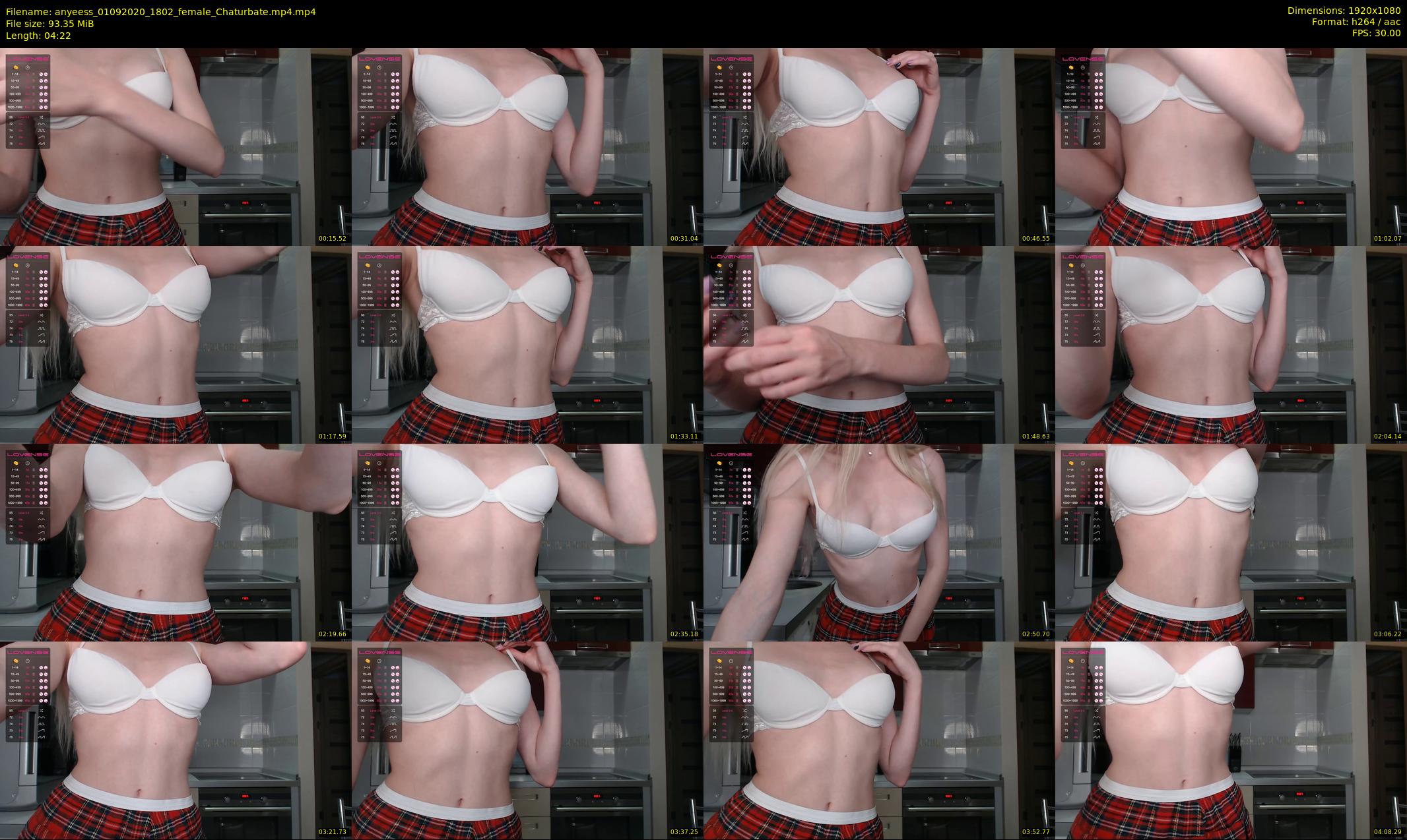 anyeess — 5 minute Chaturbate female cam show recording, 1080p, Sep 1, 2020
