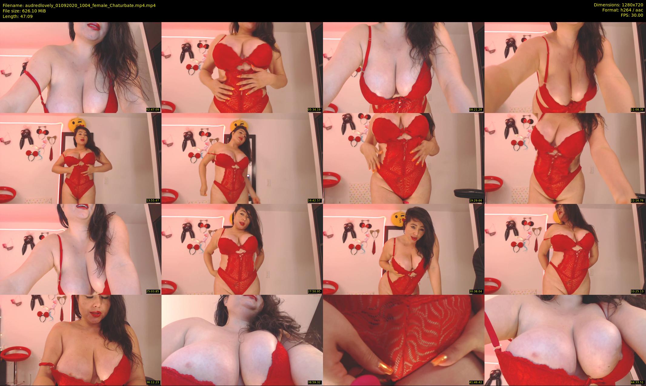 audredlovely — 48 minute Chaturbate female cam show recording, 720p, Sep 1, 2020