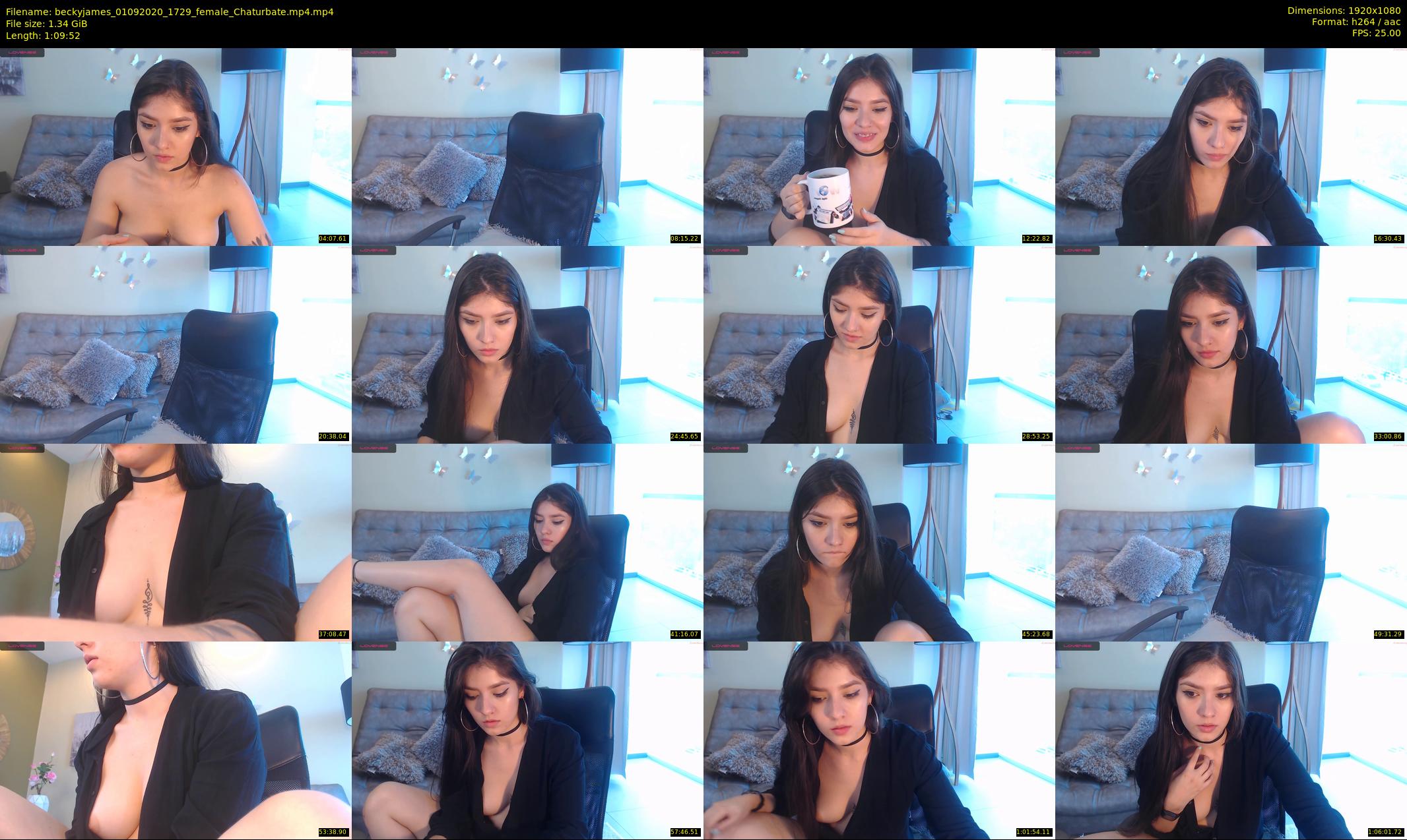 beckyjames — 70 minute Chaturbate female cam show recording, 1080p, Sep 1, 2020