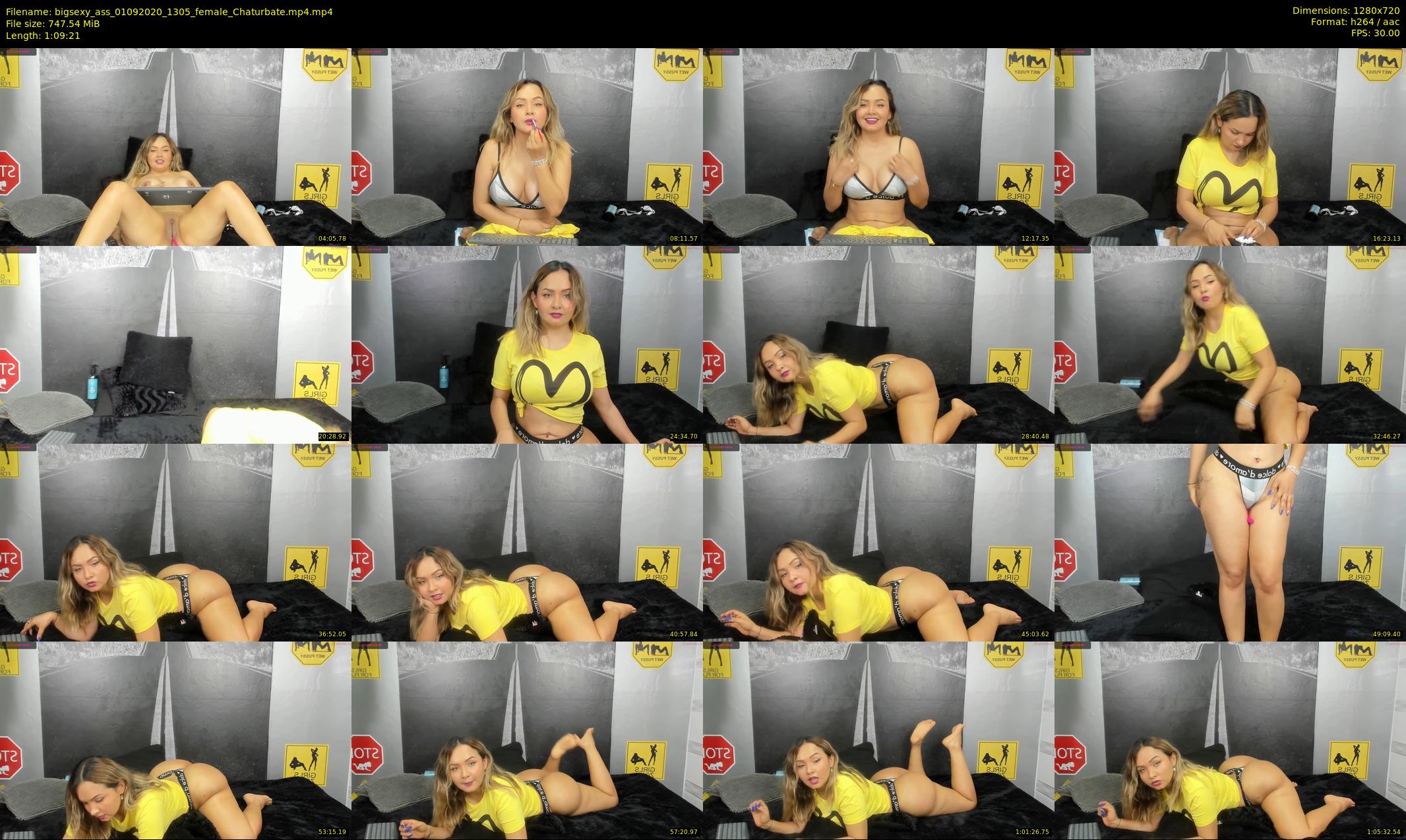 bigsexy_ass — 70 minute Chaturbate female cam show recording, 720p, Sep 1, 2020