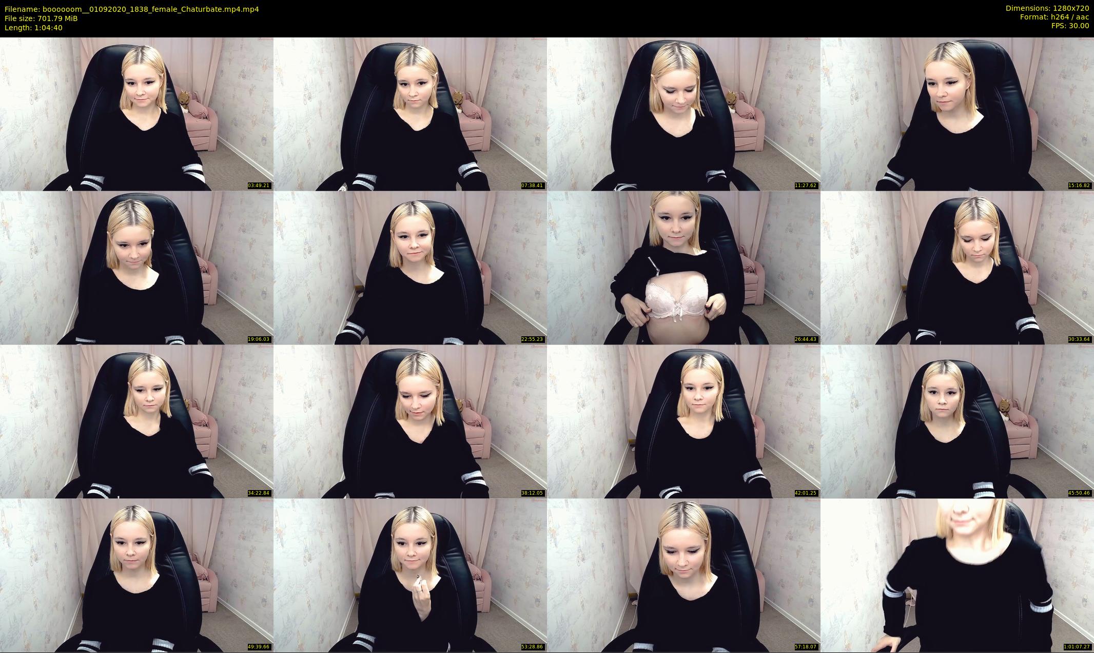 boooooom_ — 65 minute Chaturbate female cam show recording, 720p, Sep 1, 2020