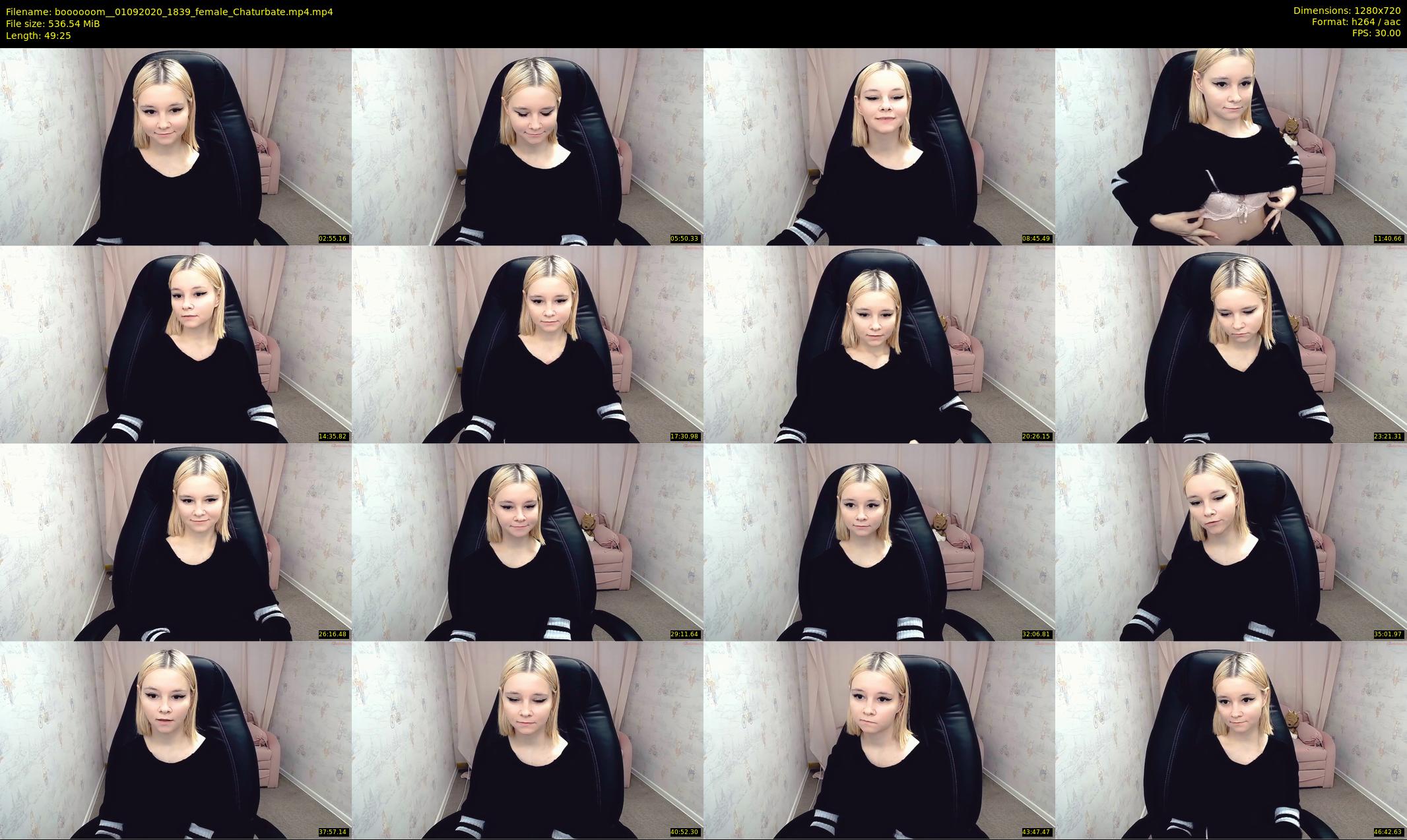 boooooom_ — 50 minute Chaturbate female cam show recording, 720p, Sep 1, 2020