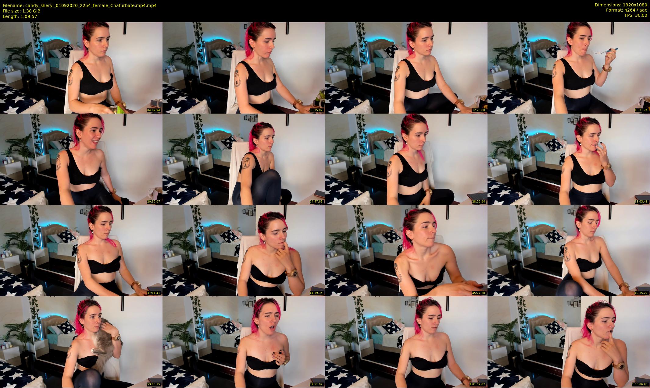 candy_sheryl — 70 minute Chaturbate female cam show recording, 1080p, Sep 1, 2020