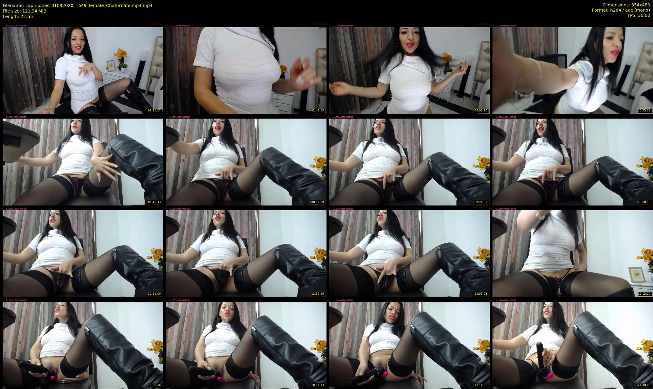 capriijones — 23 minute Chaturbate female cam show recording, 480p, Sep 1, 2020