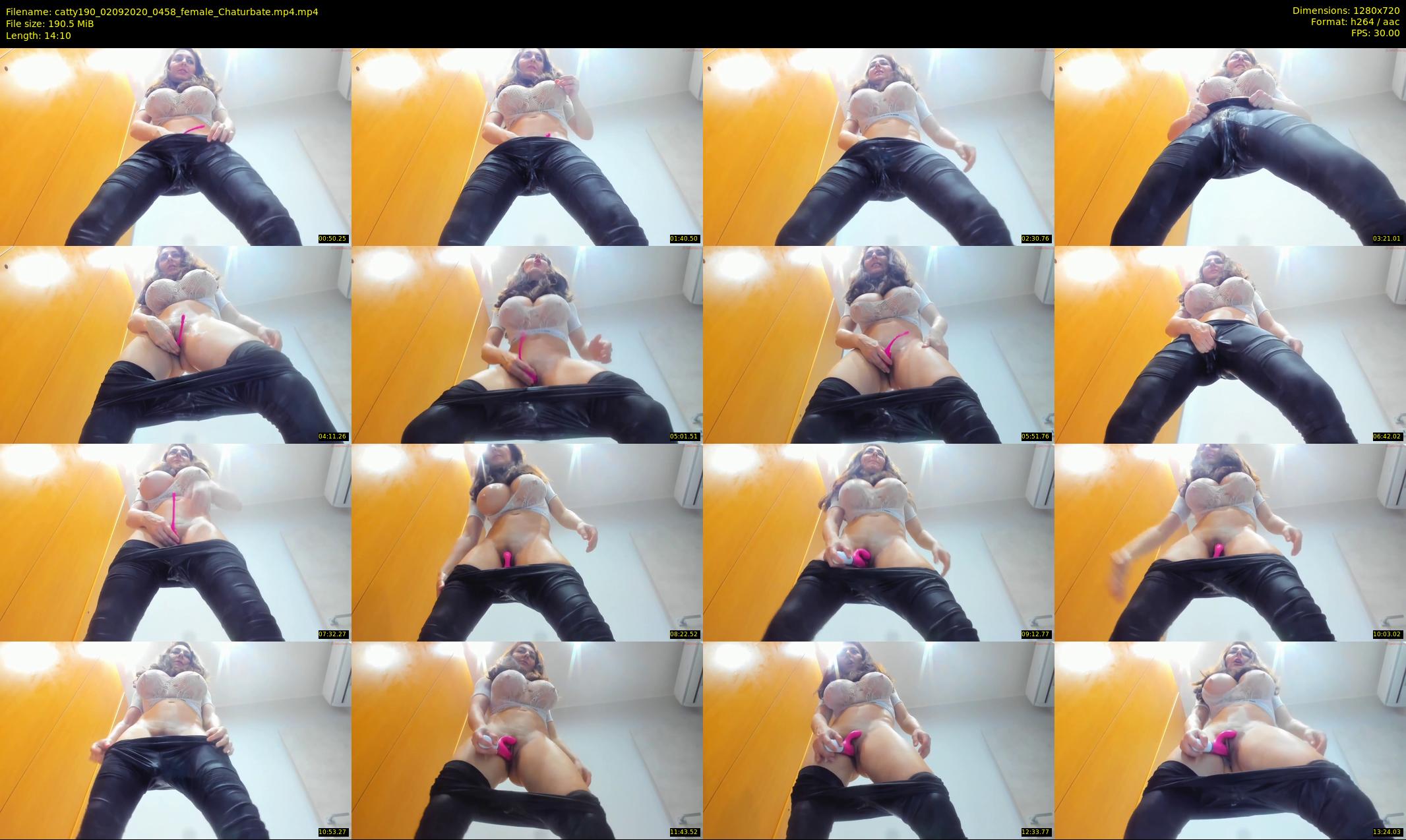 catty190 — 15 minute Chaturbate female cam show recording, 720p, Sep 2, 2020