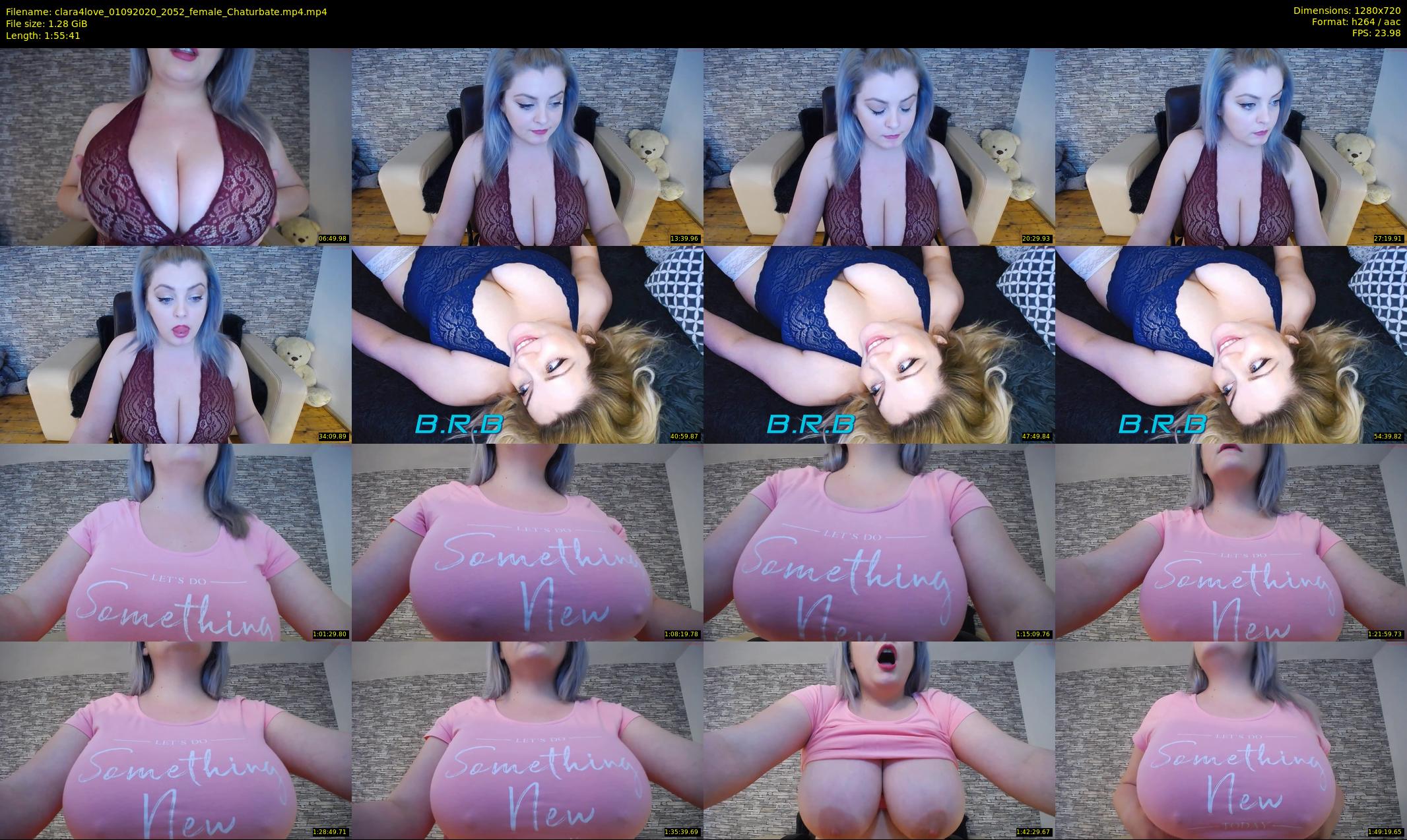 clara4love — 116 minute Chaturbate female cam show recording, 720p, Sep 1, 2020