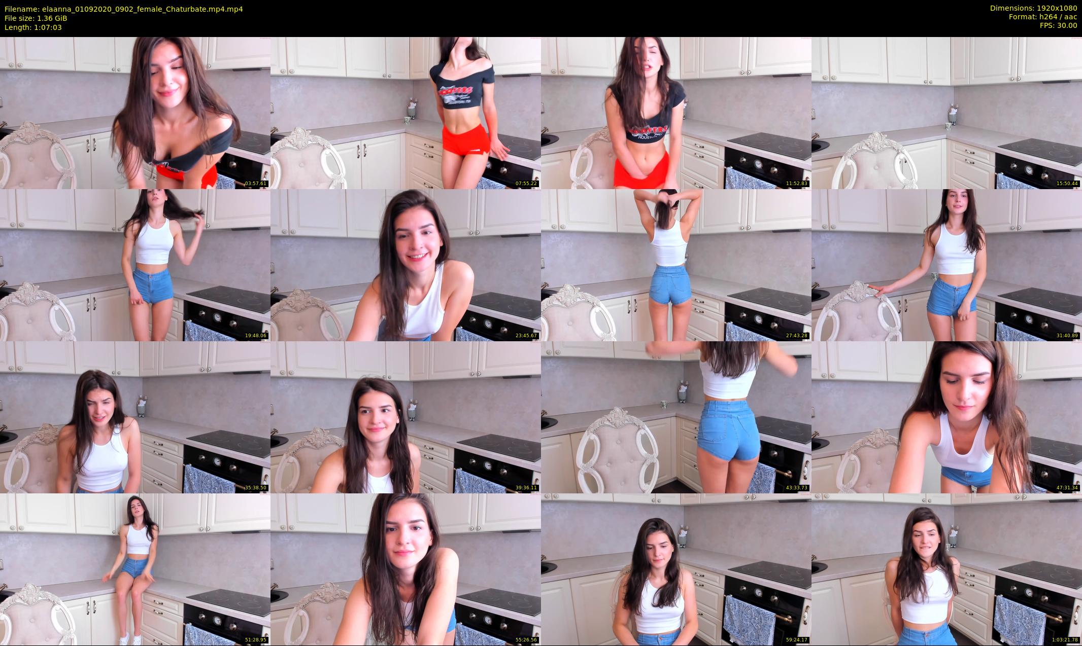 elaanna — 68 minute Chaturbate female cam show recording, 1080p, Sep 1, 2020