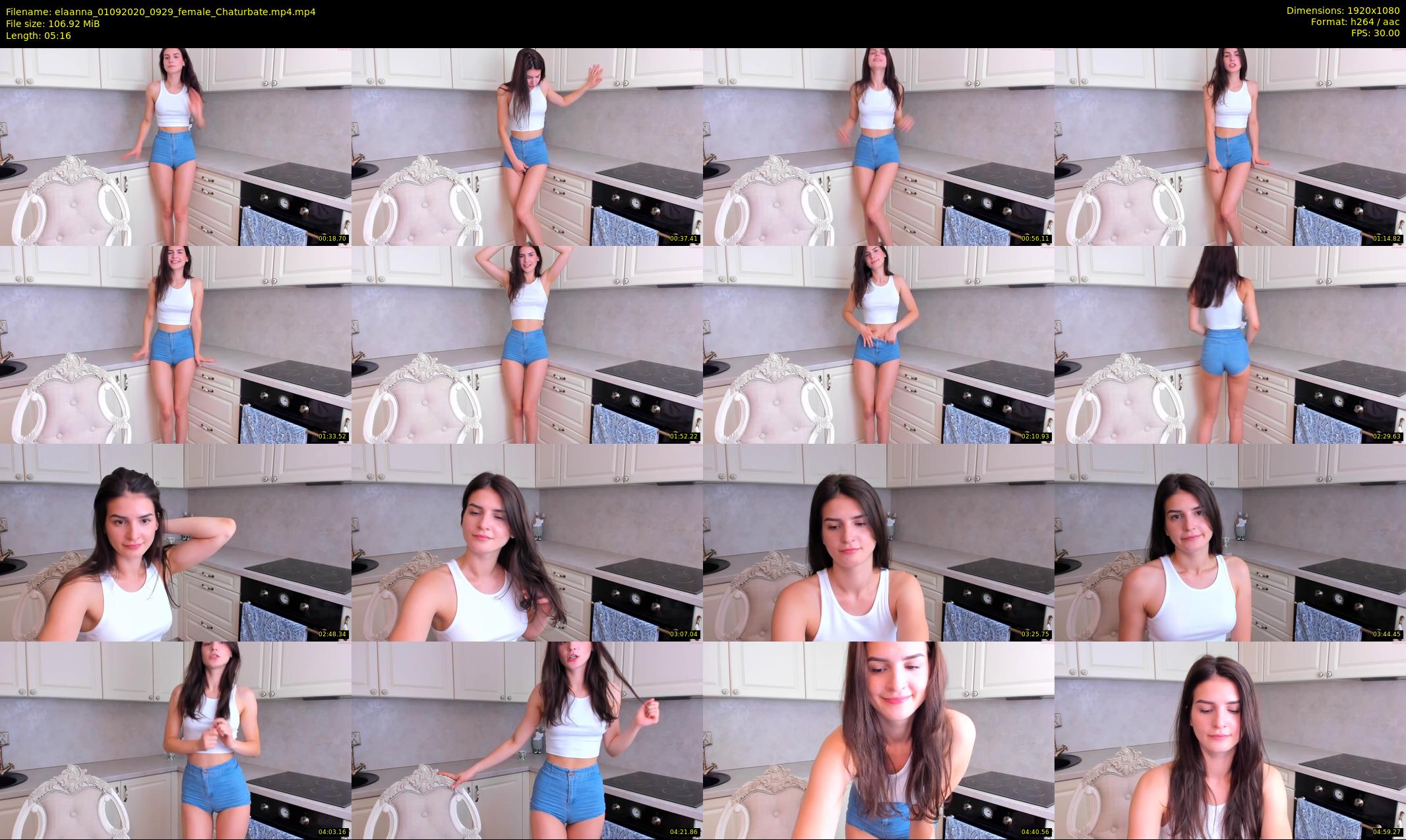 elaanna — 6 minute Chaturbate female cam show recording, 1080p, Sep 1, 2020