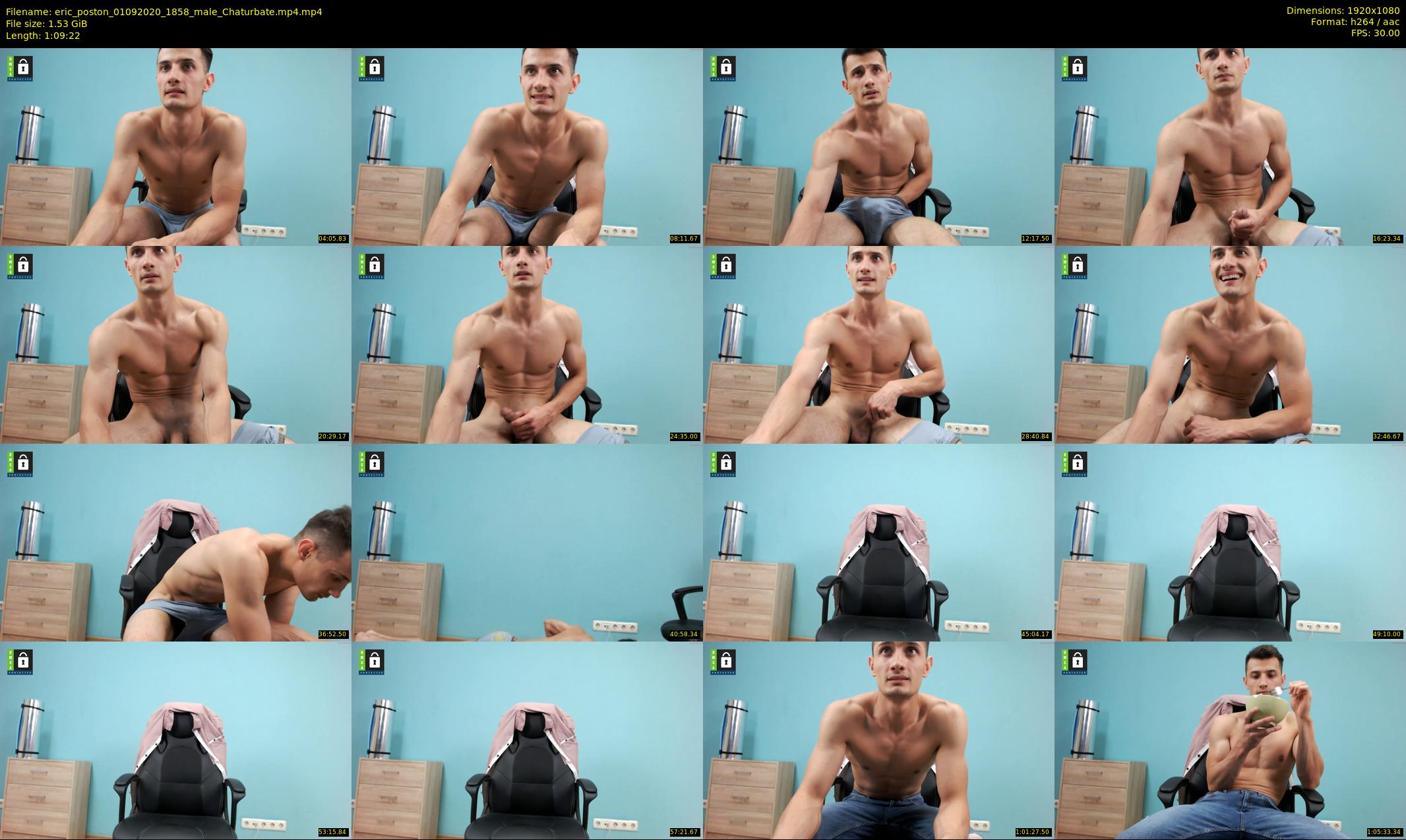 eric_poston — 70 minute Chaturbate male cam show recording, 1080p, Sep 1, 2020