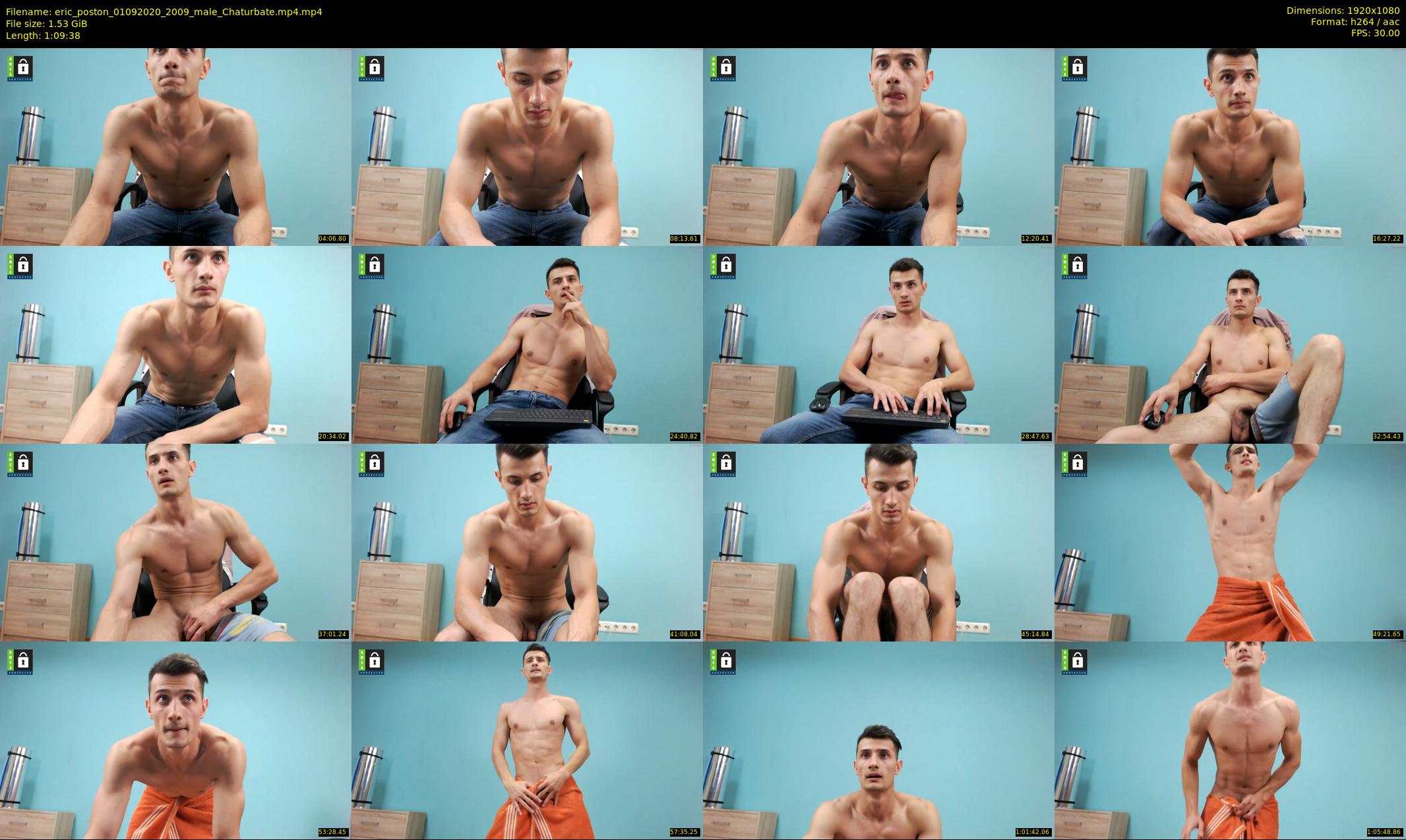 eric_poston — 70 minute Chaturbate male cam show recording, 1080p, Sep 1, 2020