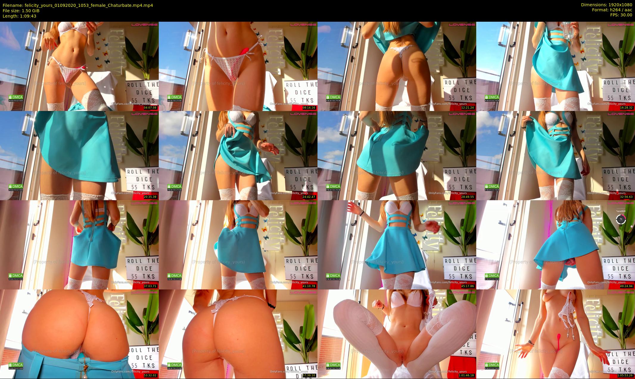 felicity_yours — 70 minute Chaturbate female cam show recording, 1080p, Sep 1, 2020