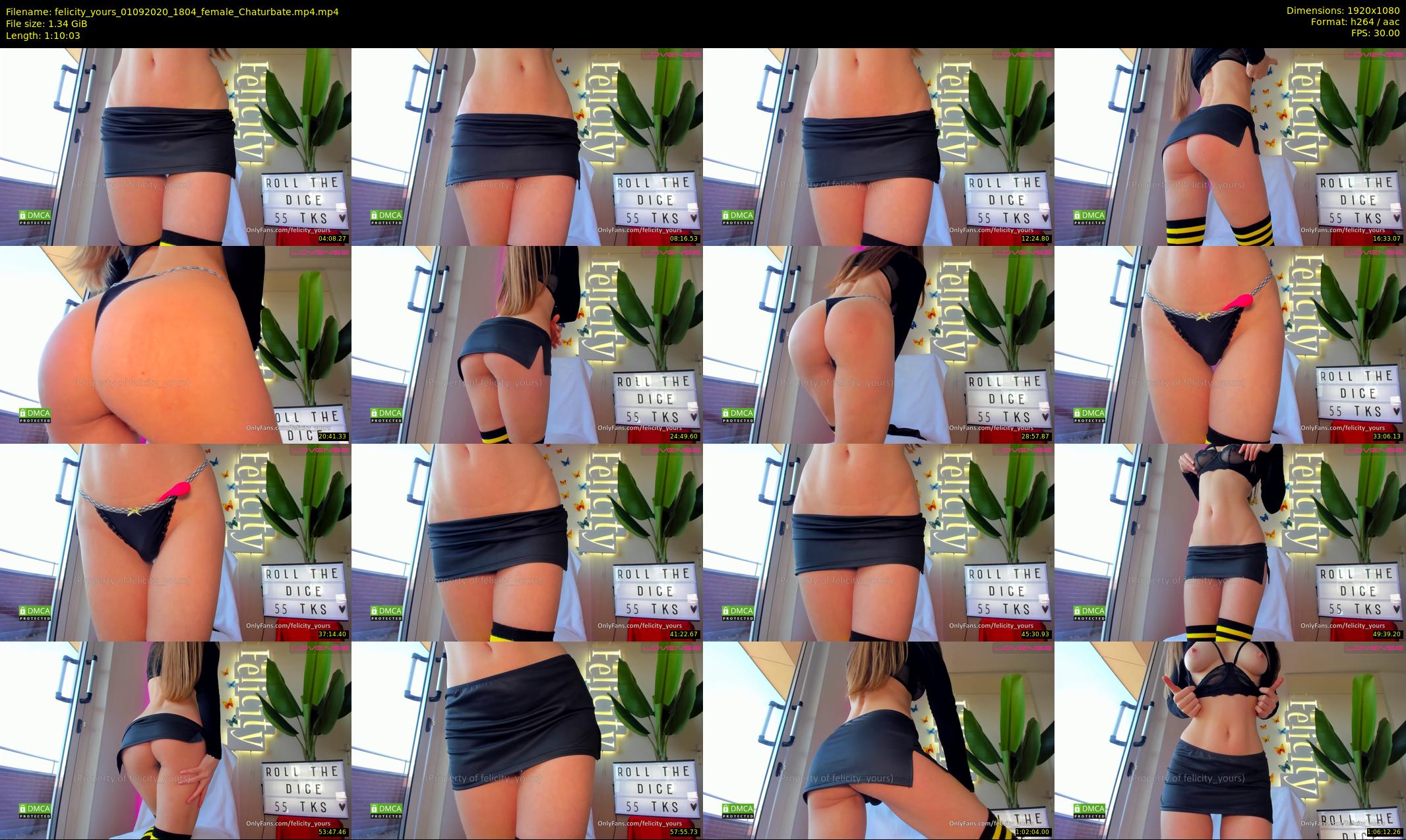 felicity_yours — 71 minute Chaturbate female cam show recording, 1080p, Sep 1, 2020