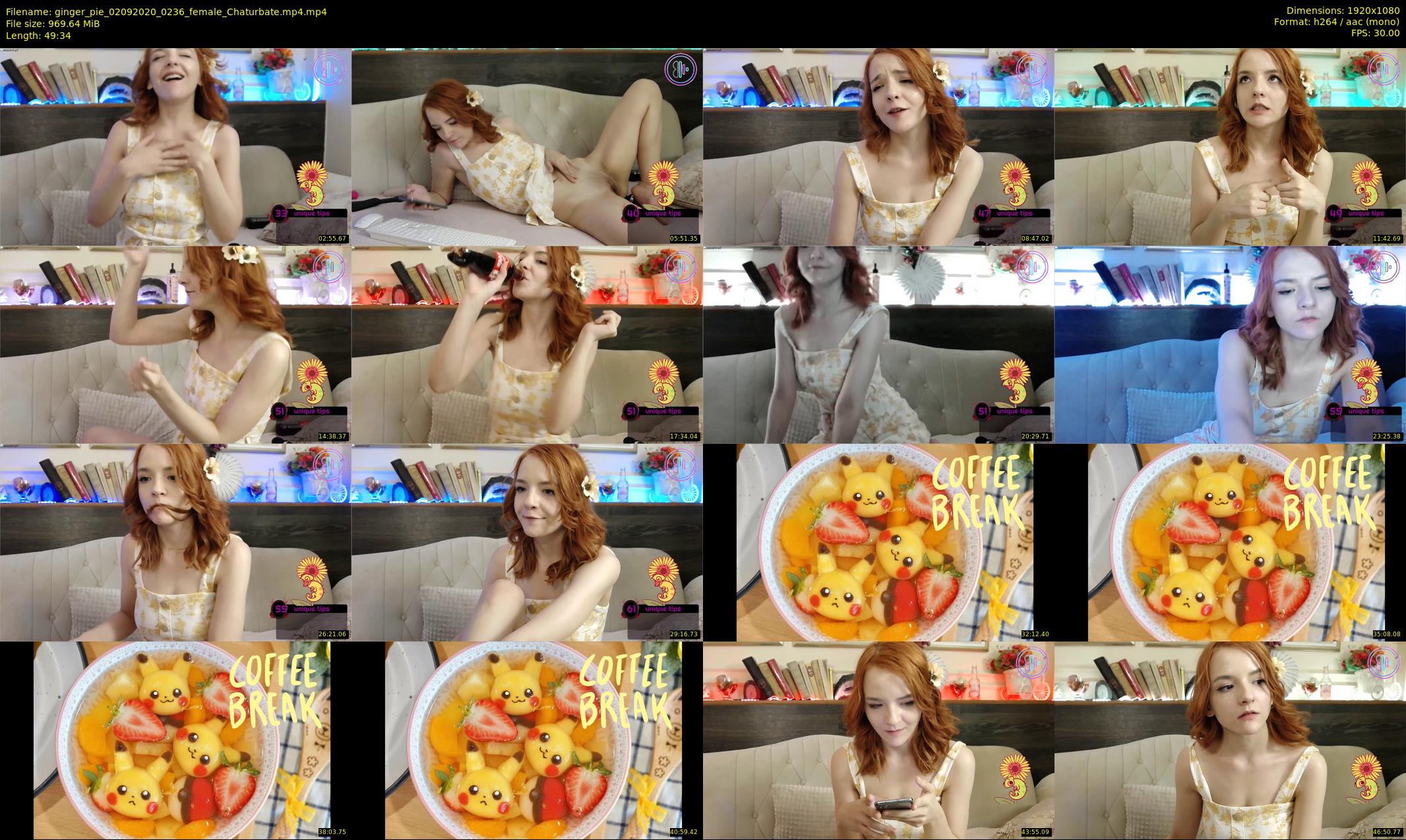 ginger_pie — 50 minute Chaturbate female cam show recording, 1080p, Sep 2, 2020