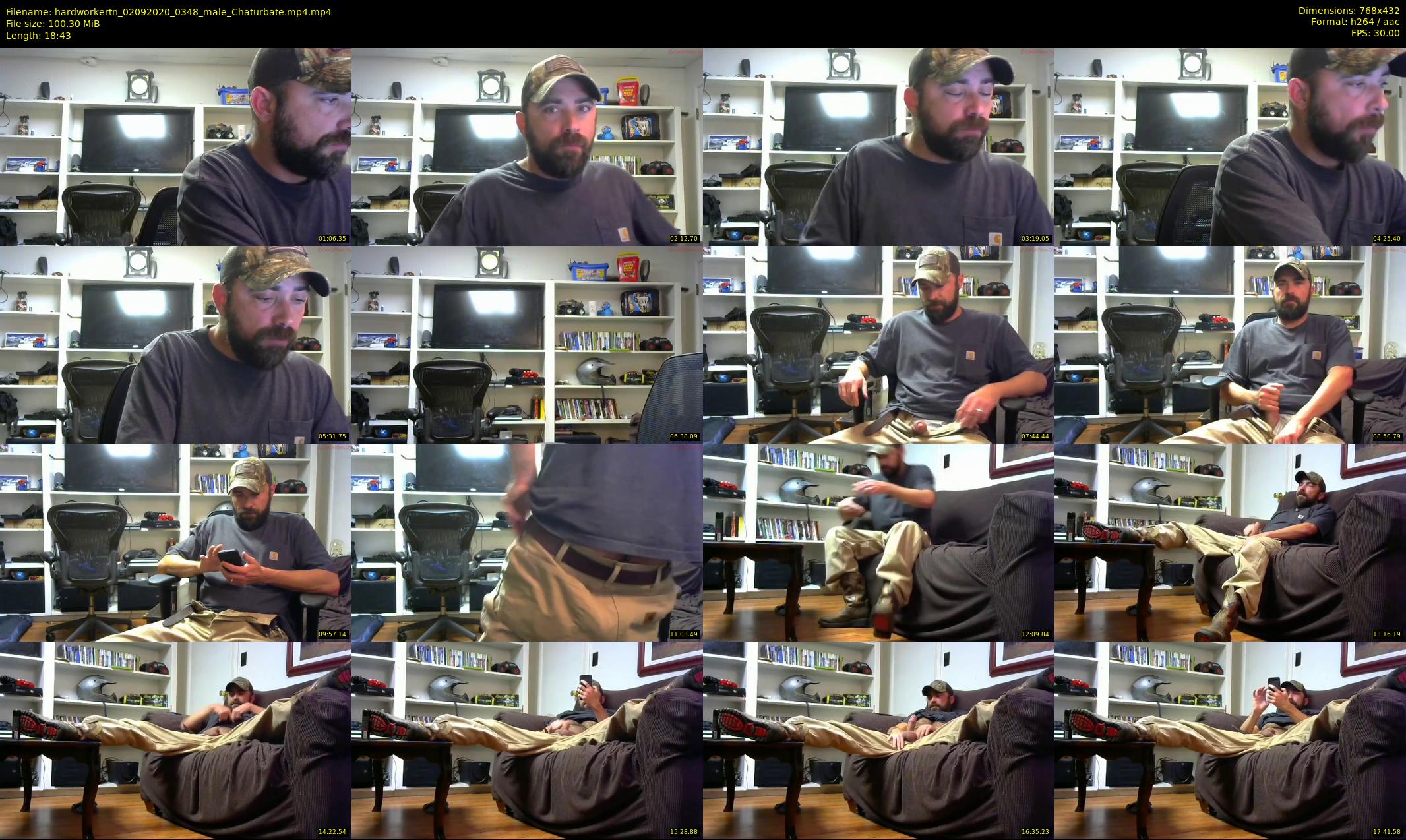 hardworkertn — 19 minute Chaturbate male cam show recording, 360p, Sep 2, 2020