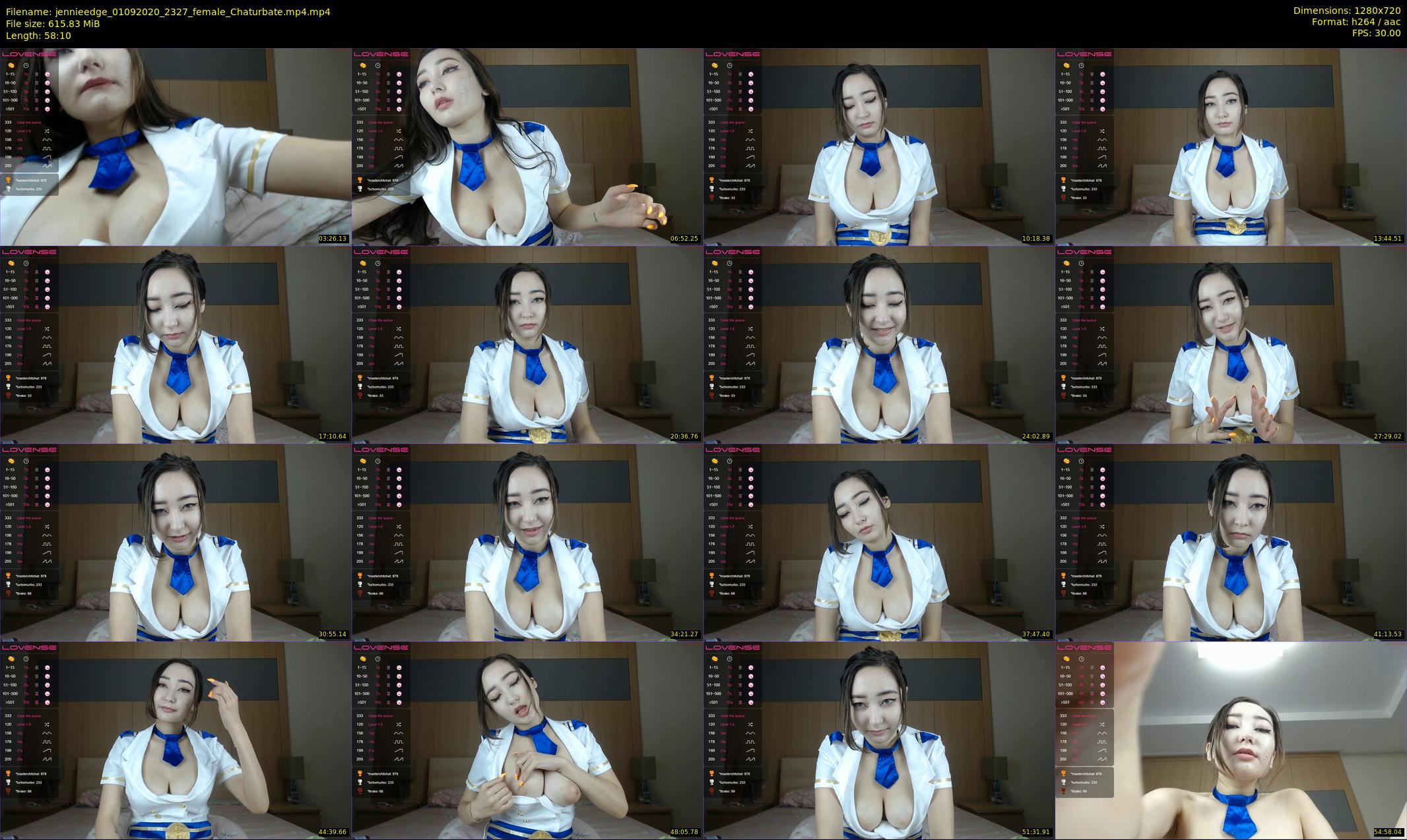 jennieedge — 59 minute Chaturbate female cam show recording, 720p, Sep 1, 2020