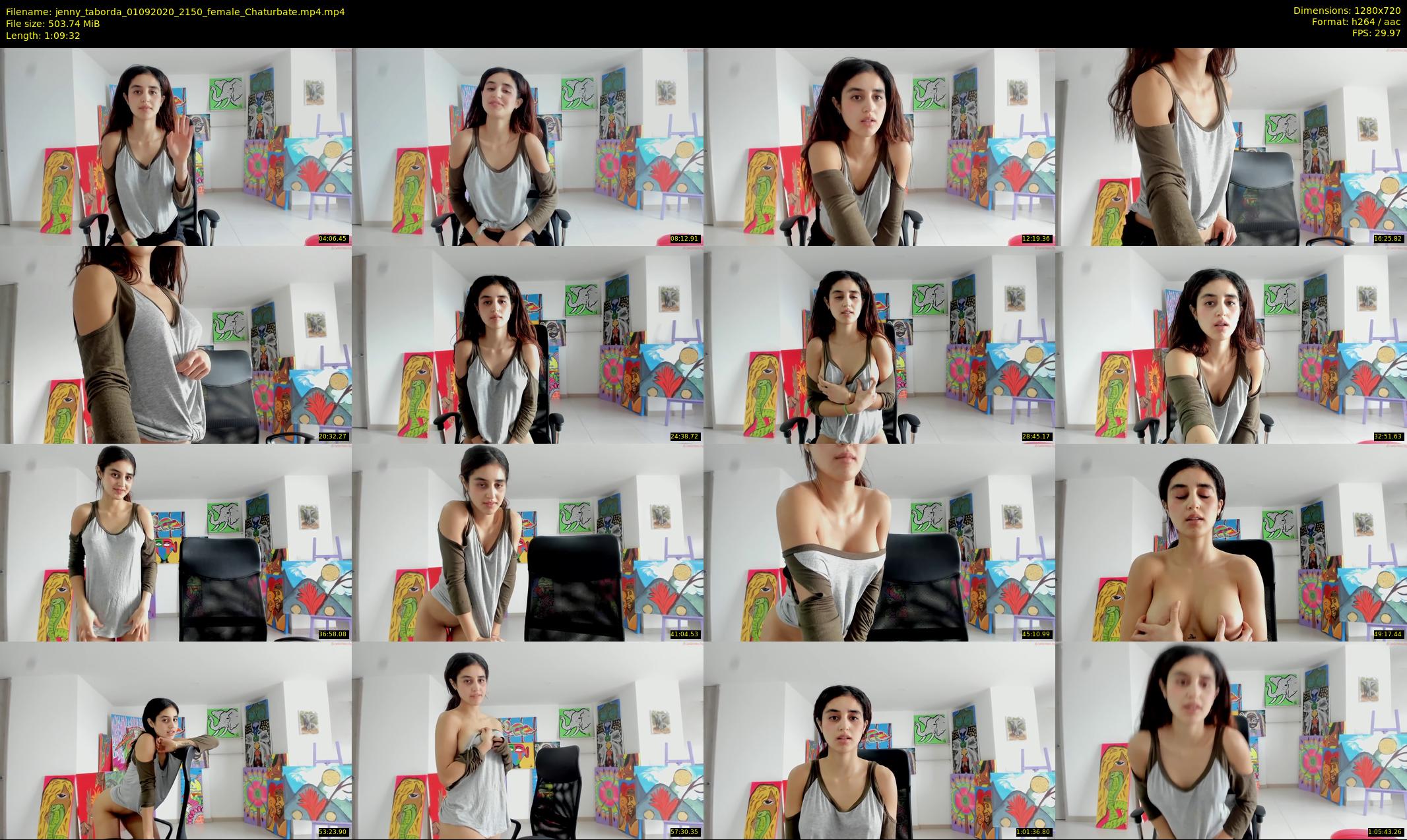jenny_taborda — 70 minute Chaturbate female cam show recording, 720p, Sep 1, 2020