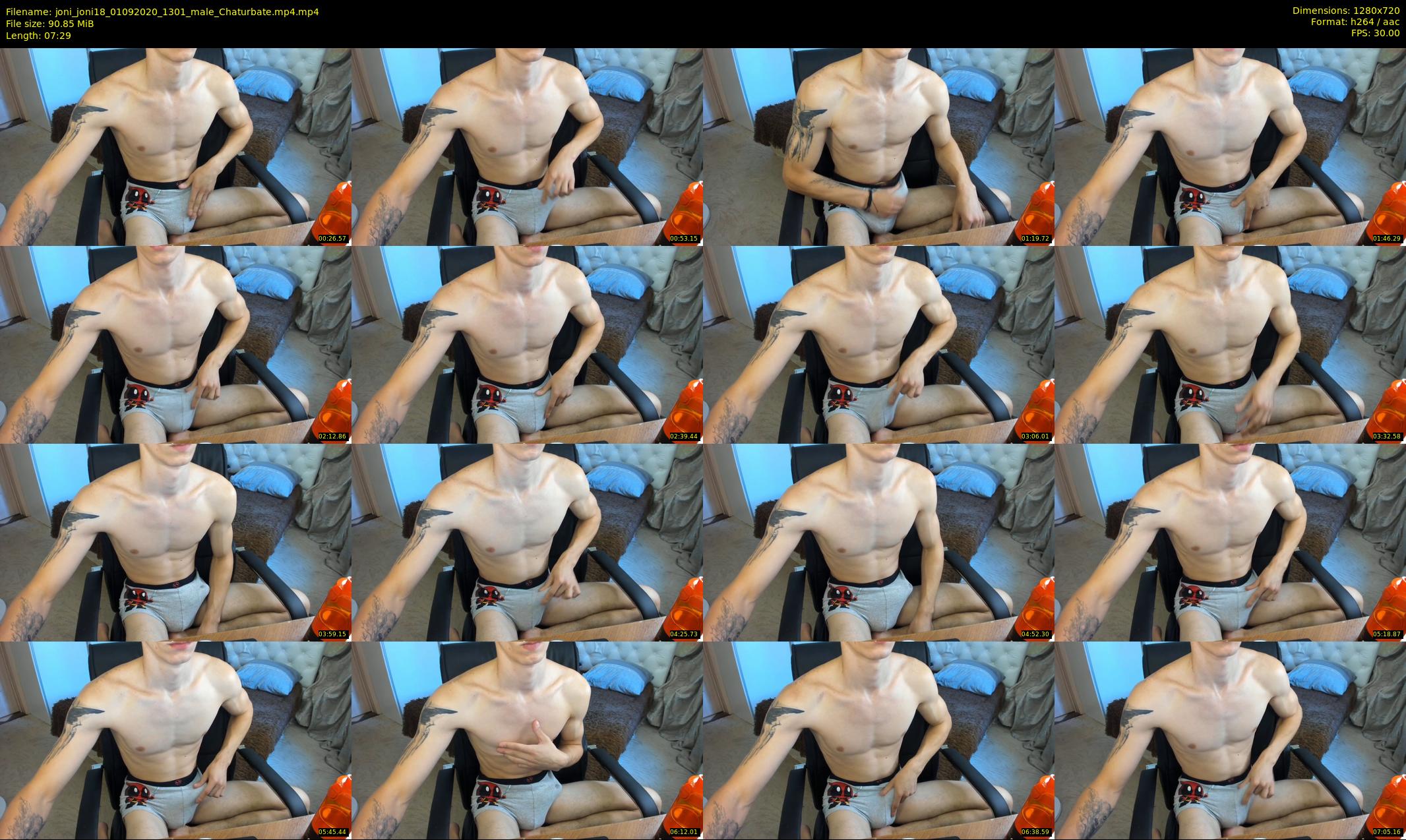 joni_joni18 — 8 minute Chaturbate male cam show recording, 720p, Sep 1, 2020