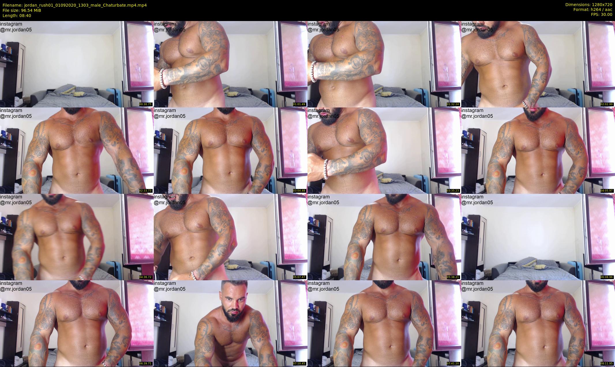 jordan_rush01 — 9 minute Chaturbate male cam show recording, 720p, Sep 1, 2020