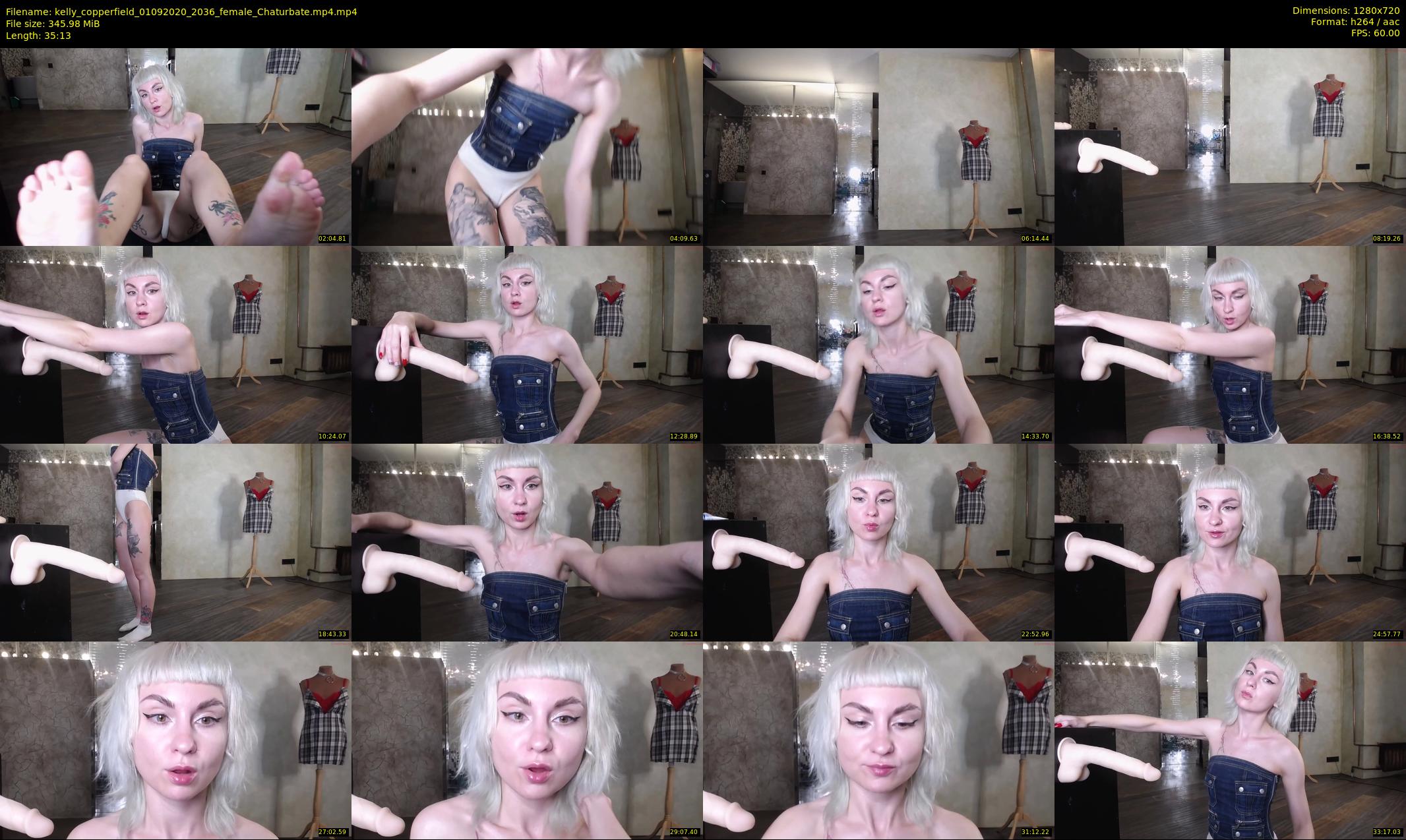 kelly_copperfield — 36 minute Chaturbate female cam show recording, 720p, Sep 1, 2020