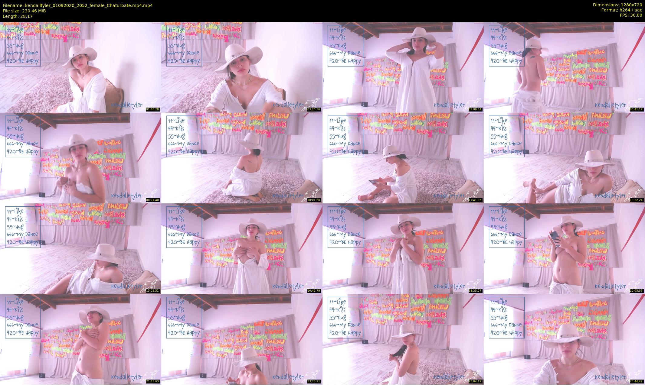 kendalltyler — 29 minute Chaturbate female cam show recording, 720p, Sep 1, 2020