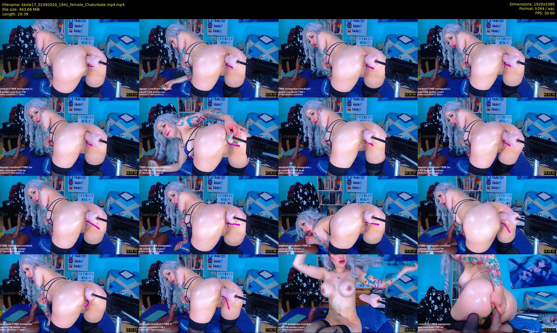 kkole17 — 21 minute Chaturbate female cam show recording, 1080p, Sep 1, 2020
