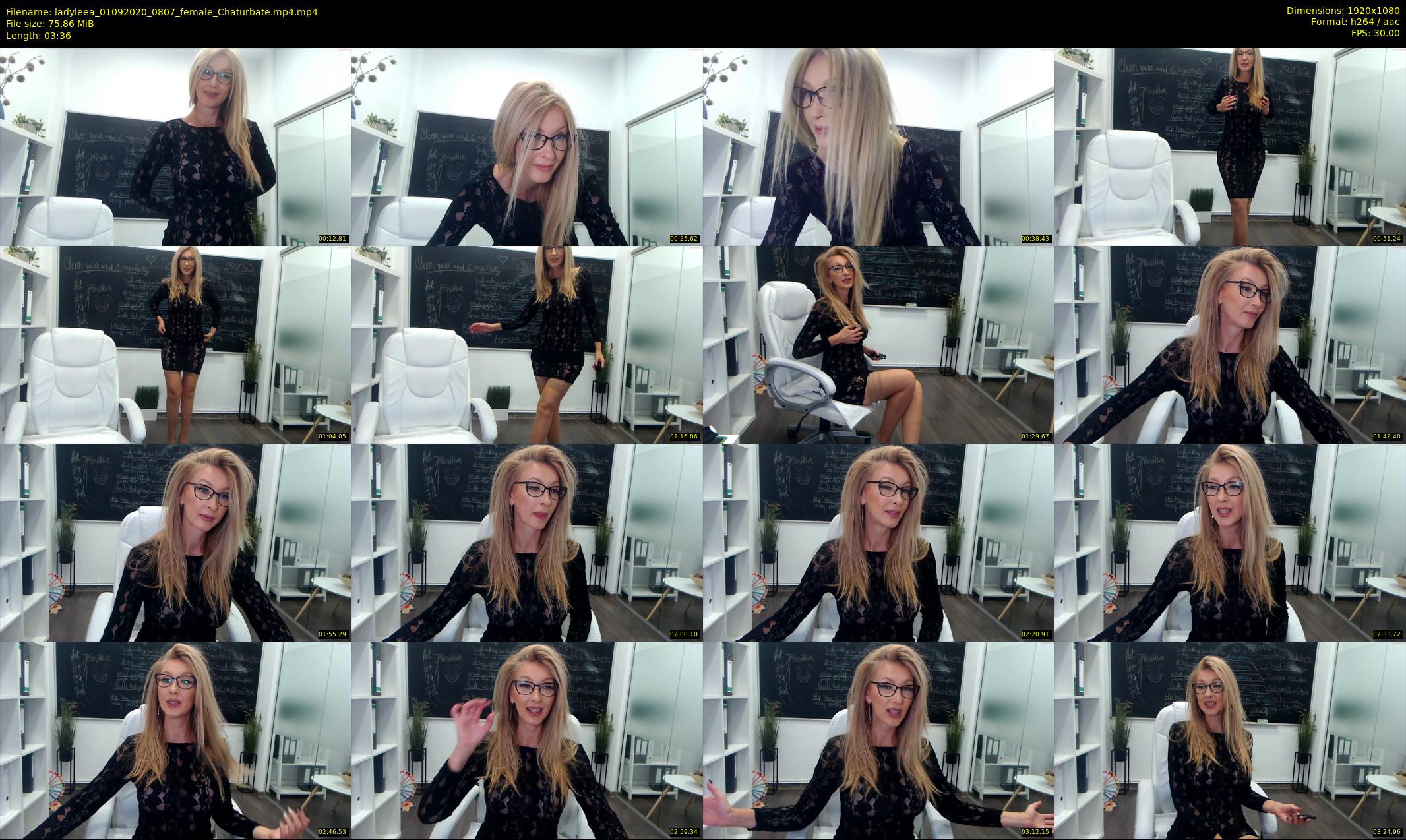 ladyleea — 4 minute Chaturbate female cam show recording, 1080p, Sep 1, 2020