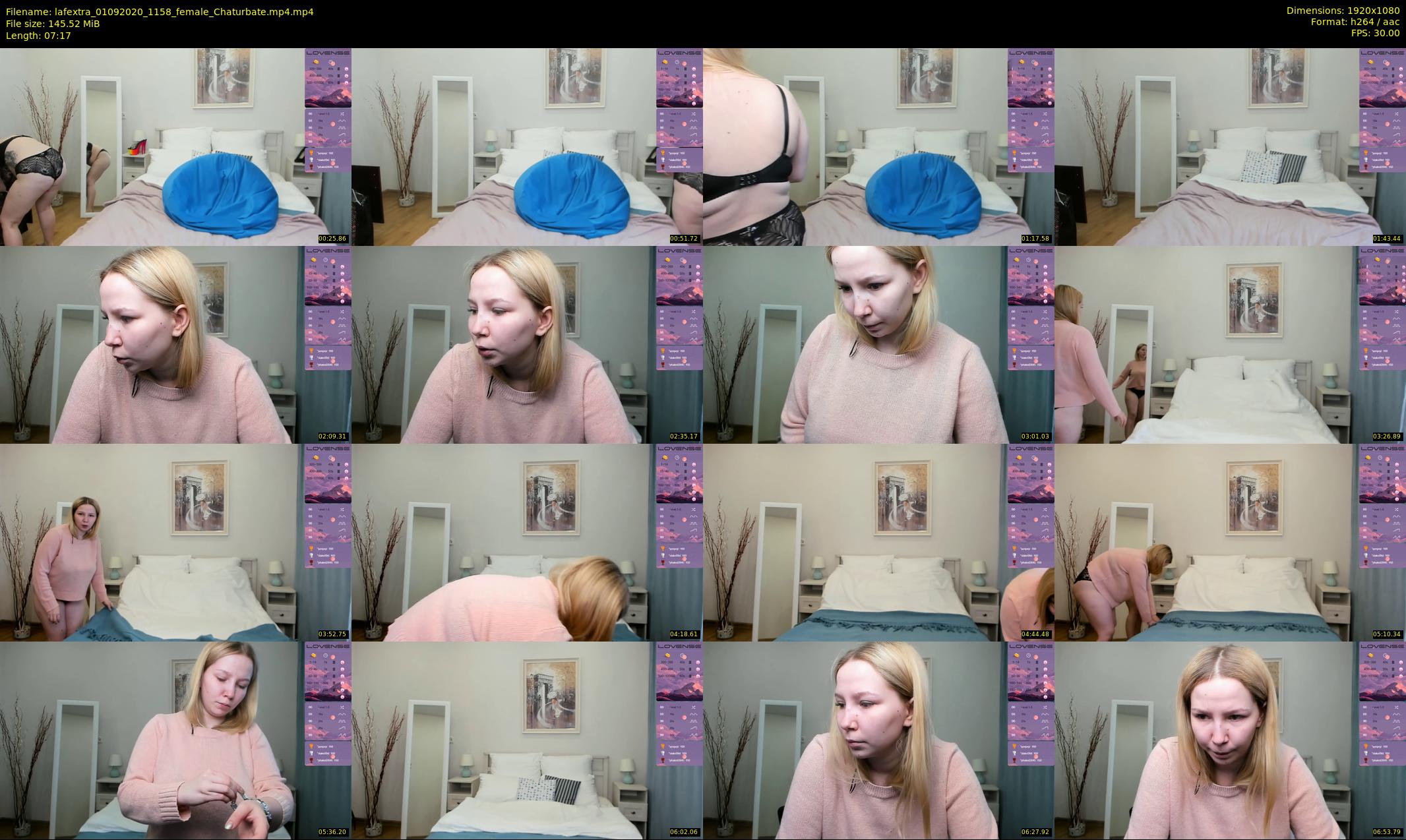 lafextra — 8 minute Chaturbate female cam show recording, 1080p, Sep 1, 2020