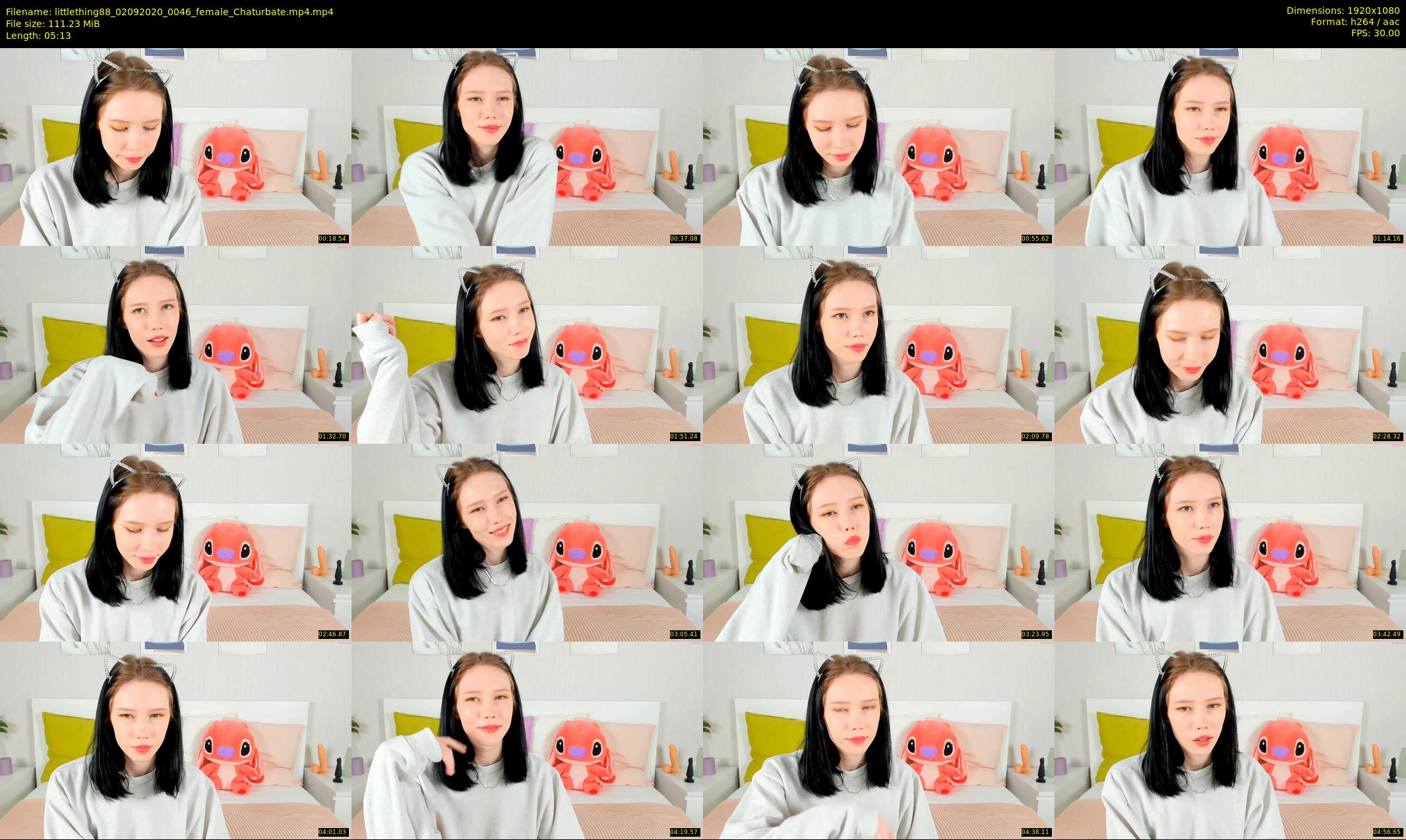 littlething88 — 6 minute Chaturbate female cam show recording, 1080p, Sep 2, 2020