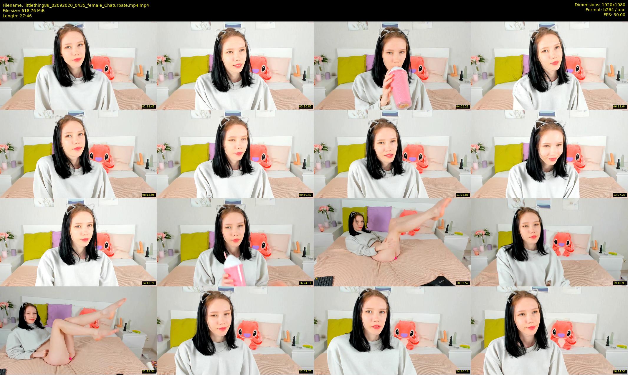 littlething88 — 28 minute Chaturbate female cam show recording, 1080p, Sep 2, 2020