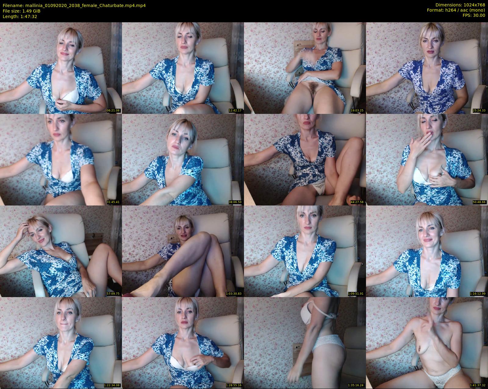 mallinia — 108 minute Chaturbate female cam show recording, 720p, Sep 1, 2020