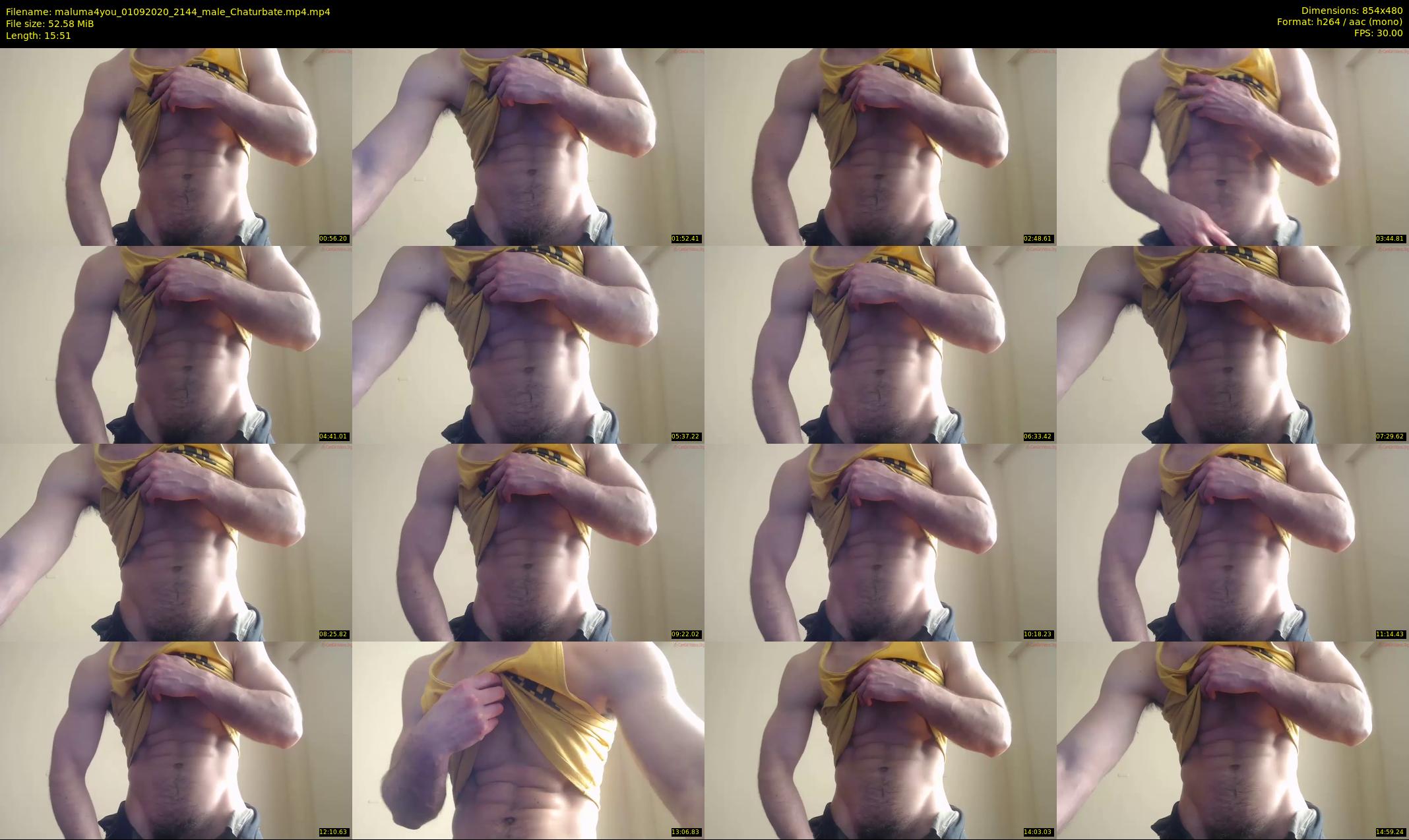 maluma4you — 16 minute Chaturbate male cam show recording, 480p, Sep 1, 2020